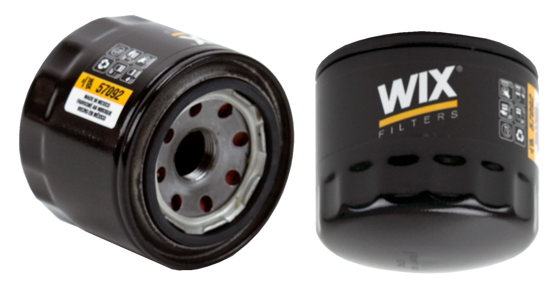 Wix Engine Oil Filter  top view frsport 57092