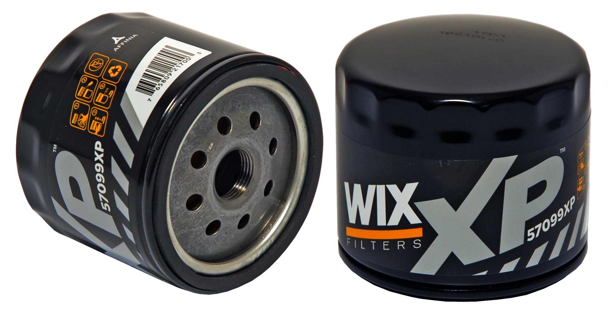 Wix XP Engine Oil Filter  top view frsport 57099XP