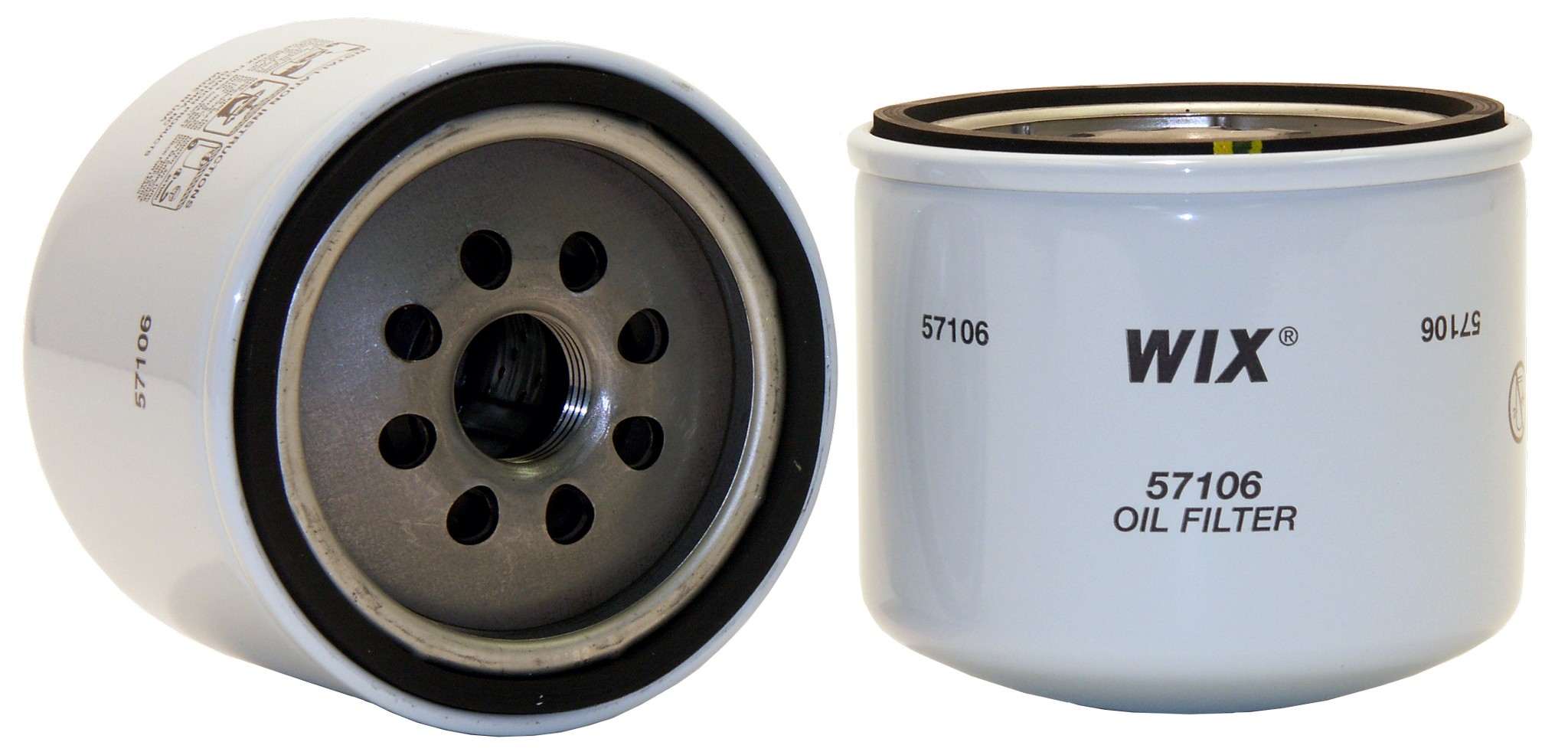 Wix Engine Oil Filter  top view frsport 57106