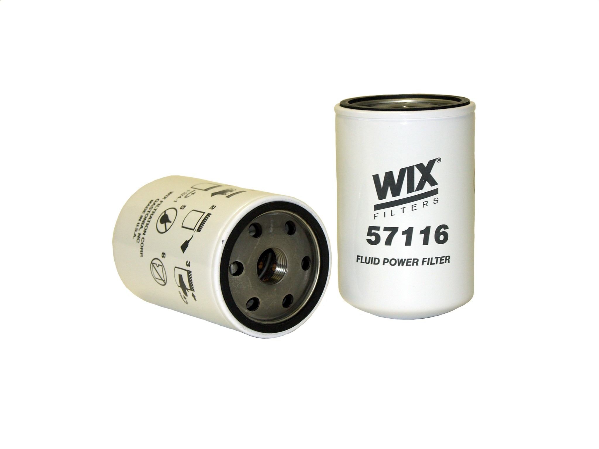 Wix Hydraulic Filter  top view frsport 57116