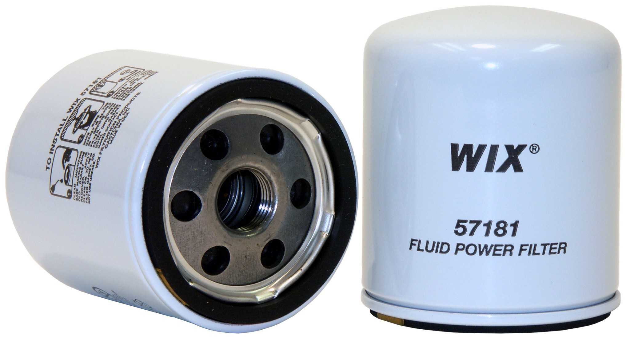 Wix Engine Oil Filter  top view frsport 57181