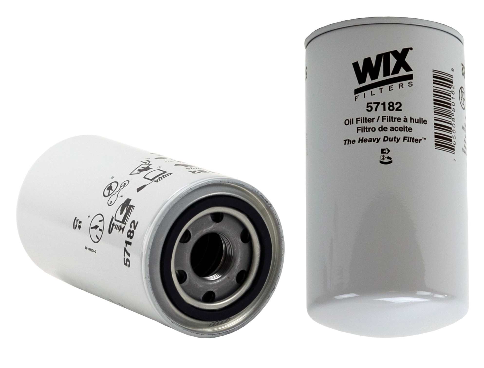 Wix Engine Oil Filter  top view frsport 57182