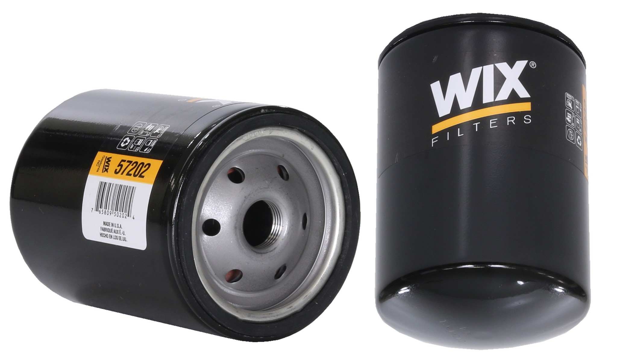 Wix Engine Oil Filter  top view frsport 57202