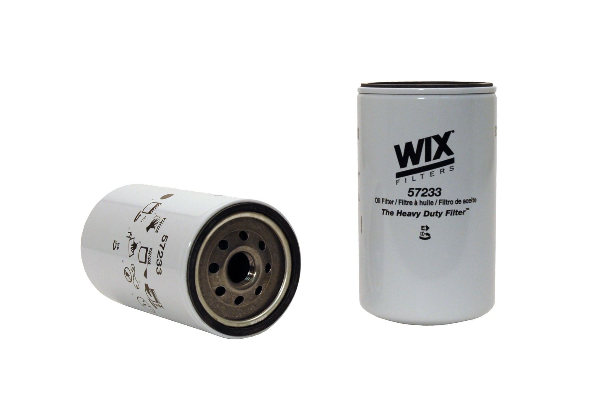 Wix Engine Oil Filter  top view frsport 57233