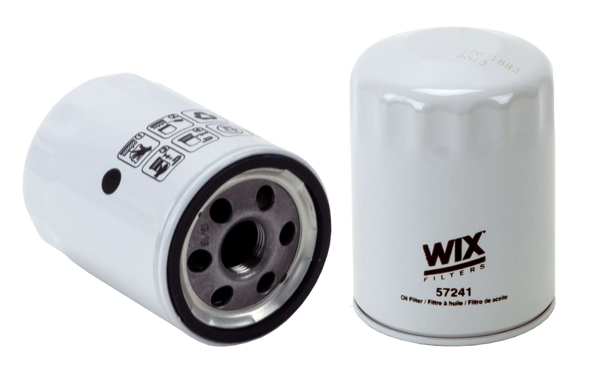 Wix Engine Oil Filter  top view frsport 57241