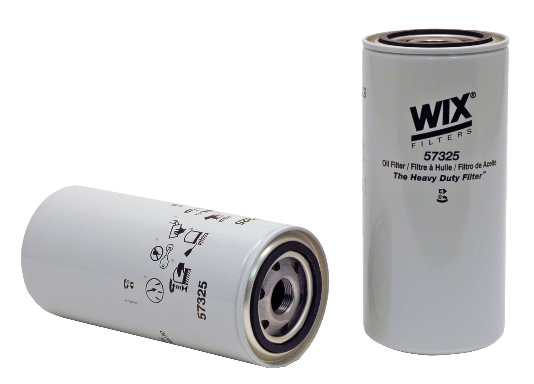 Wix Engine Oil Filter  top view frsport 57325