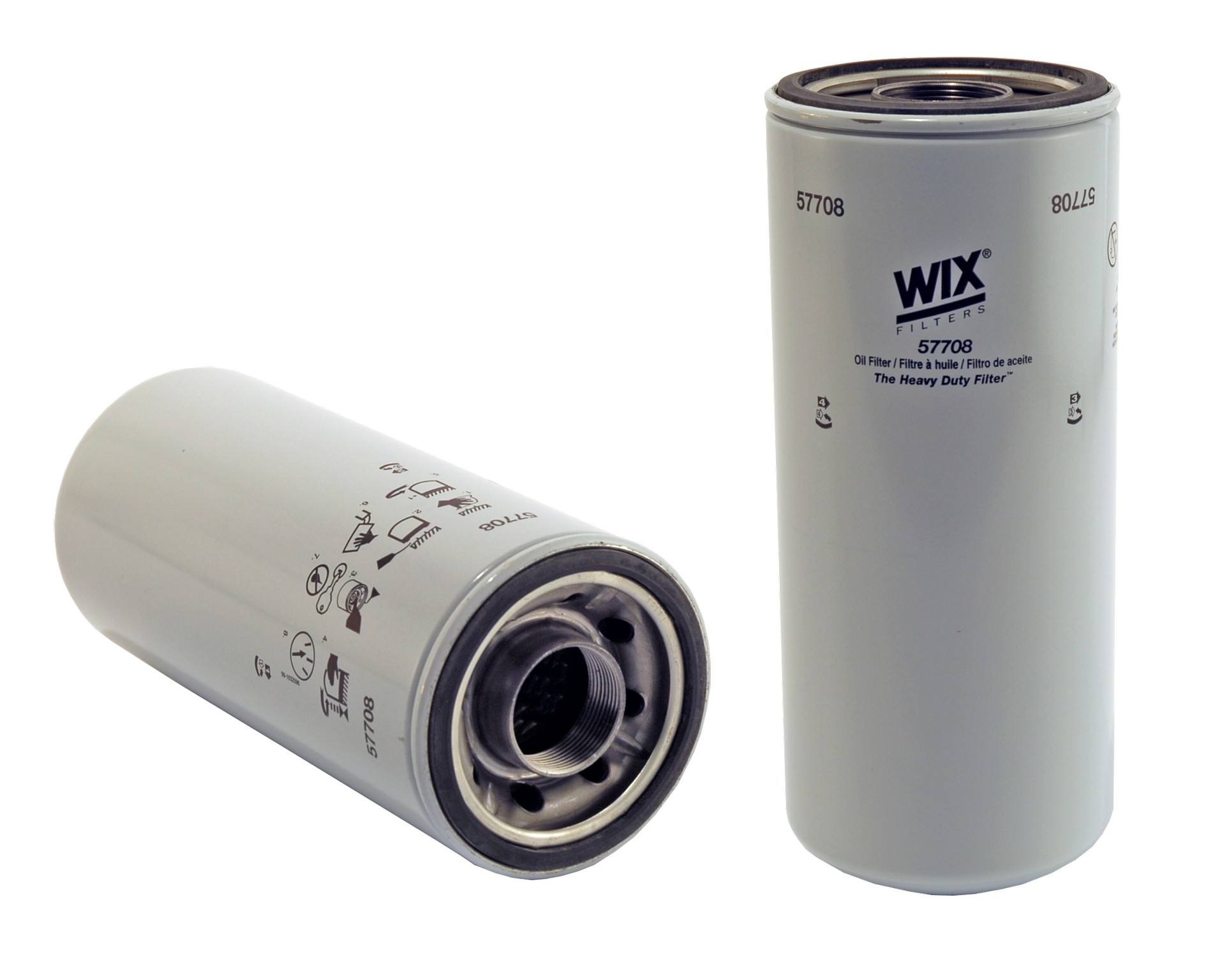 Wix Engine Oil Filter  top view frsport 57708