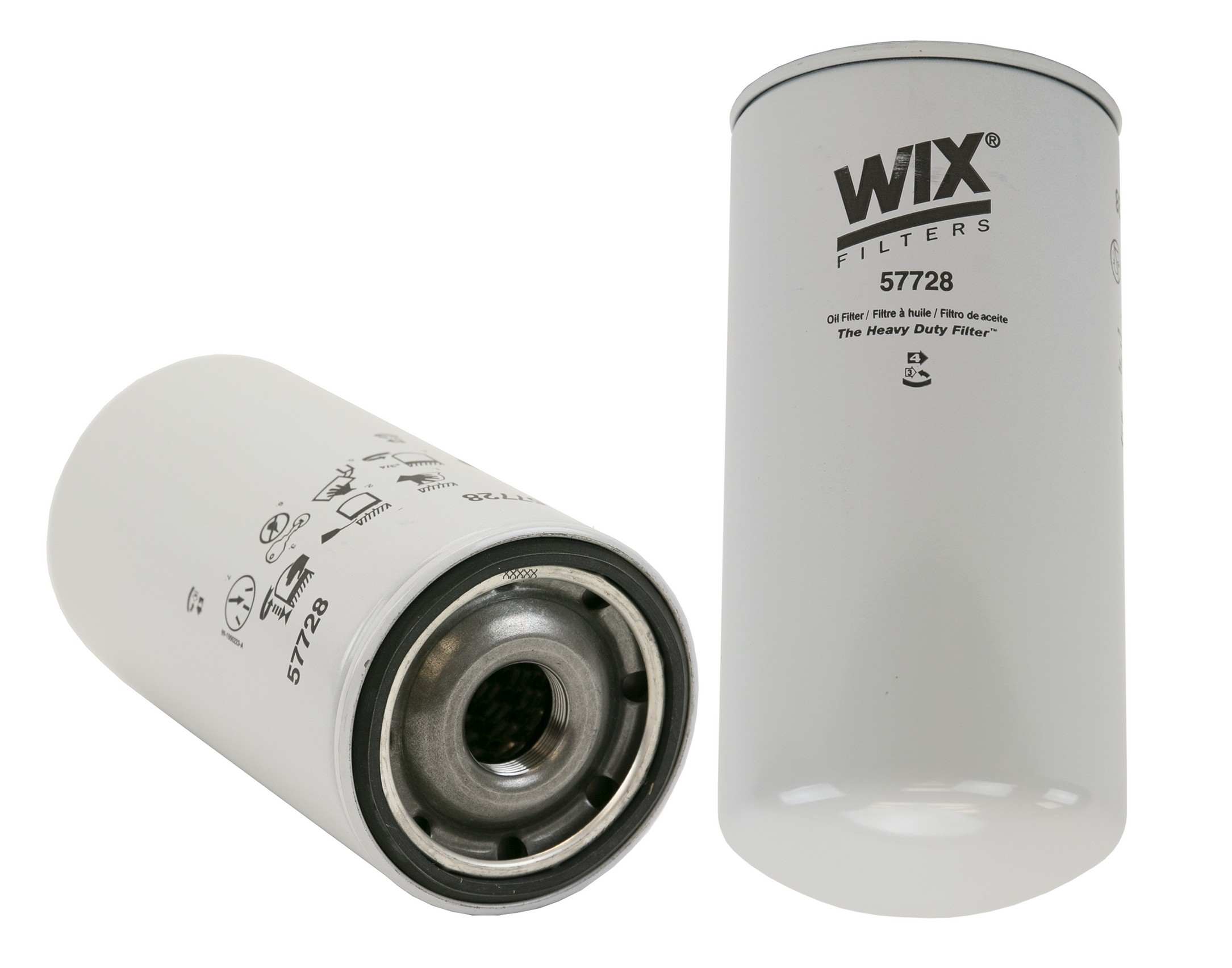 Wix Engine Oil Filter  top view frsport 57728