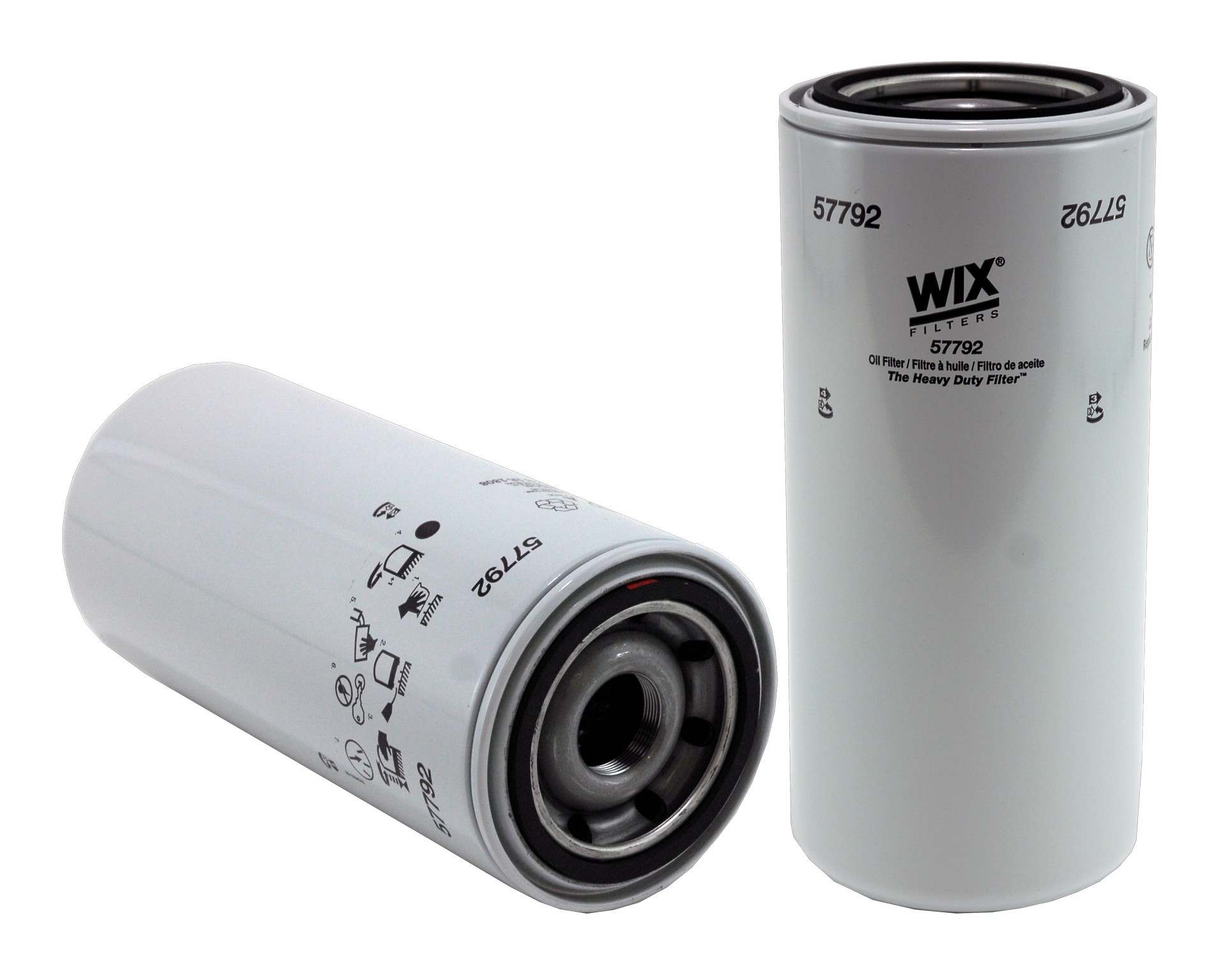 Wix Engine Oil Filter  top view frsport 57792