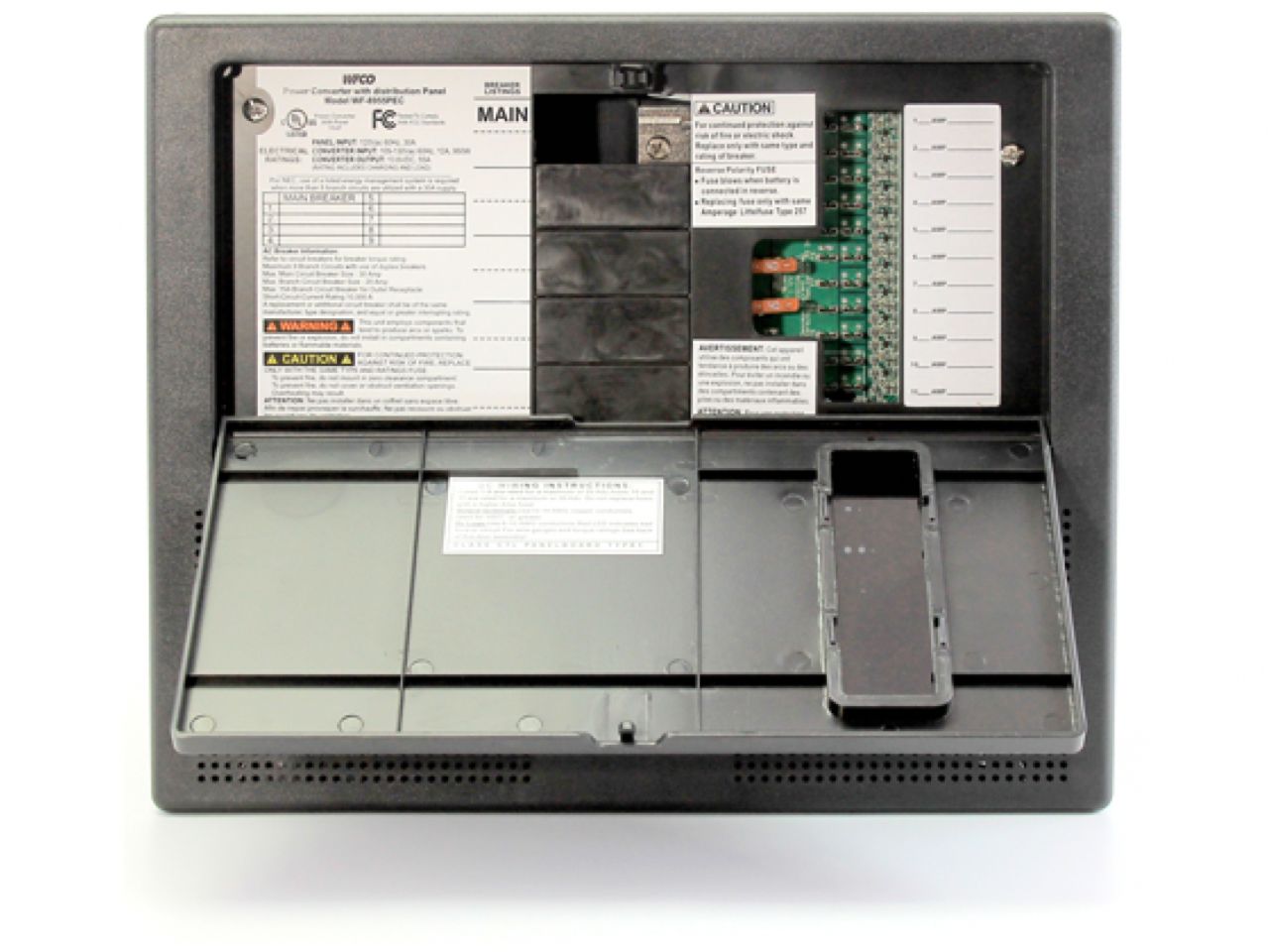 Arterra Dist 55 Amp Power Center, Black