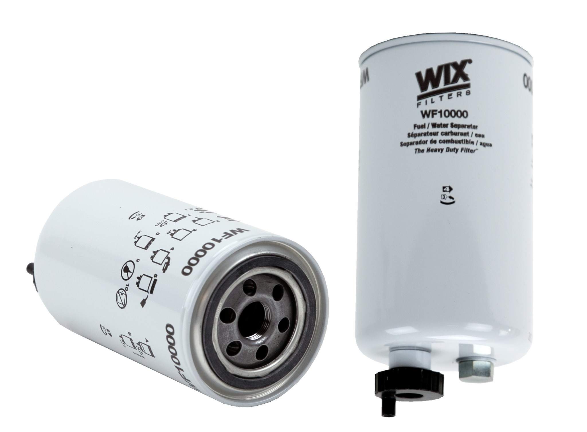 Wix Fuel Water Separator Filter  top view frsport WF10000