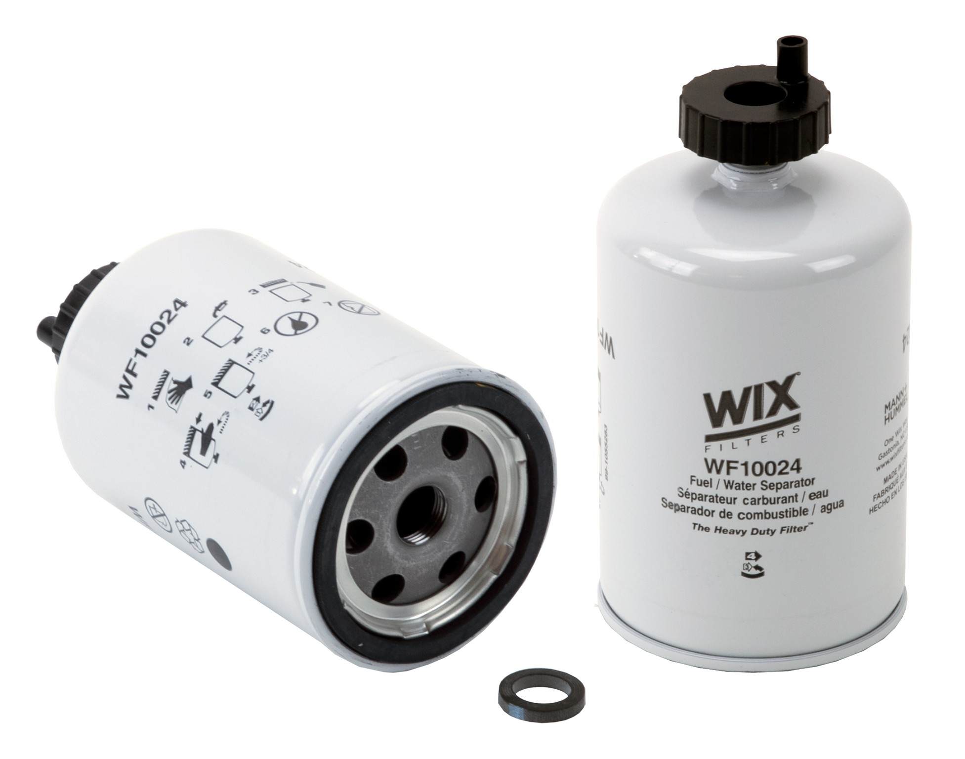 Wix Fuel Water Separator Filter  top view frsport WF10024