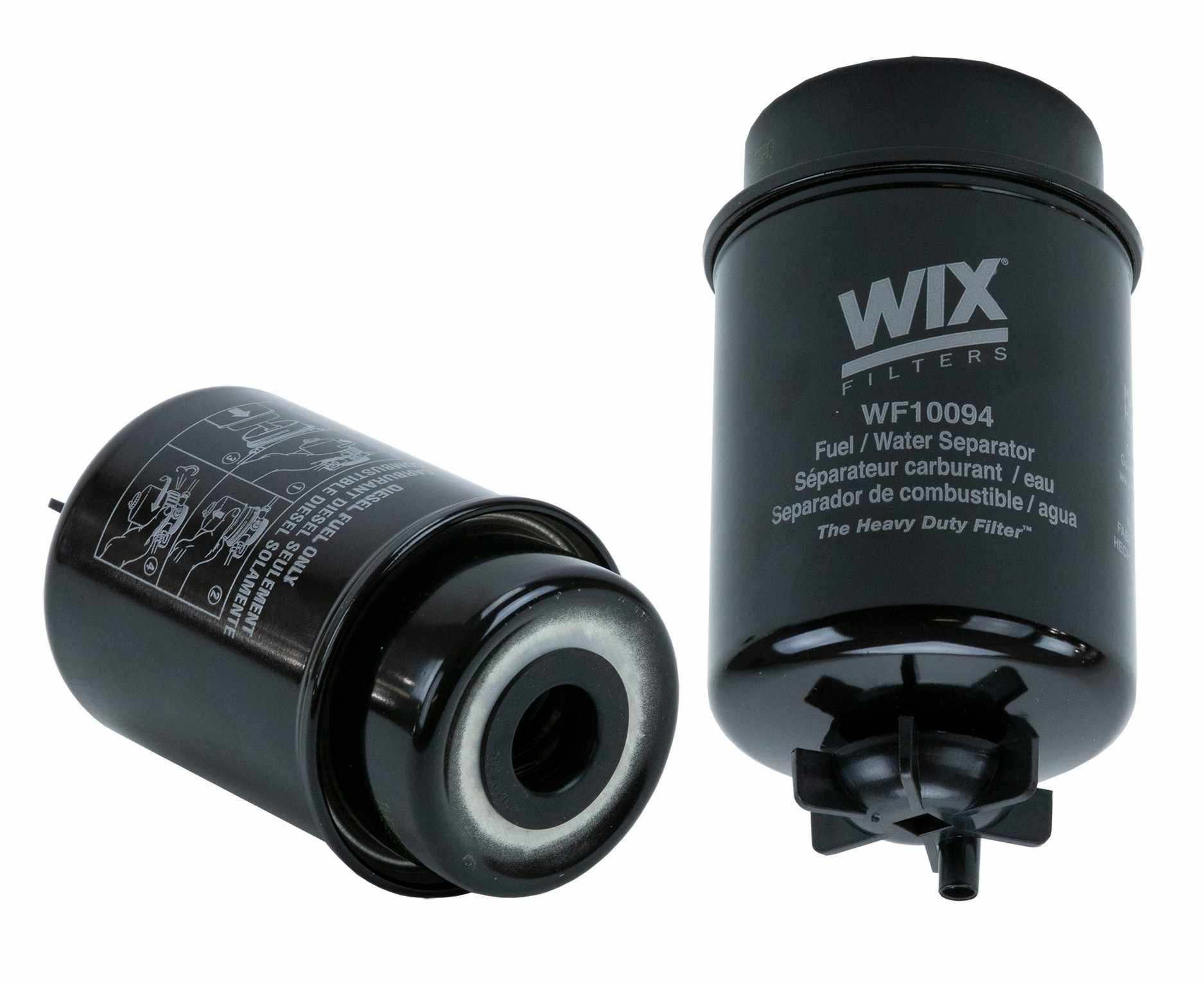 Wix Fuel Water Separator Filter  top view frsport WF10094