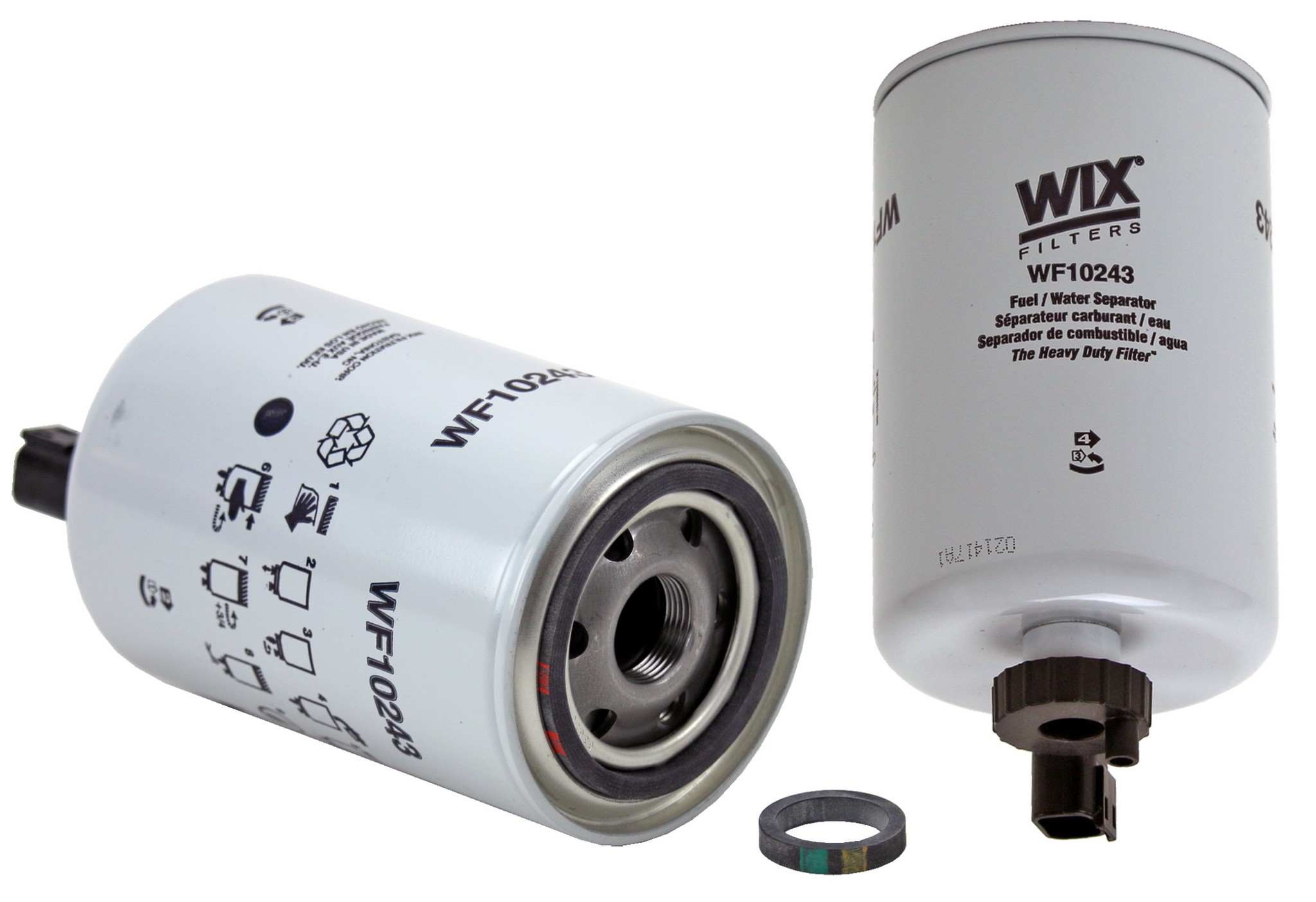 Wix Fuel Water Separator Filter  top view frsport WF10243