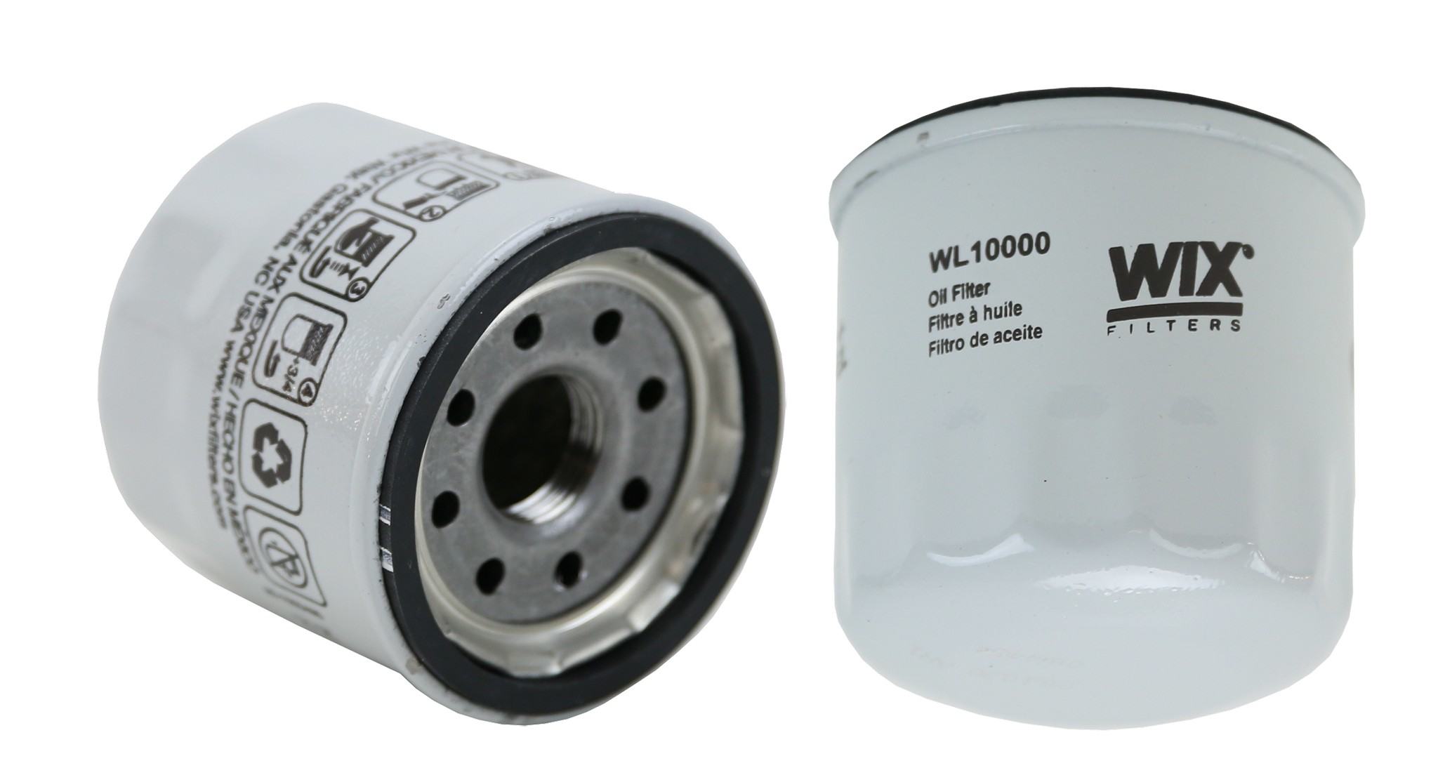 Wix Engine Oil Filter  top view frsport WL10000