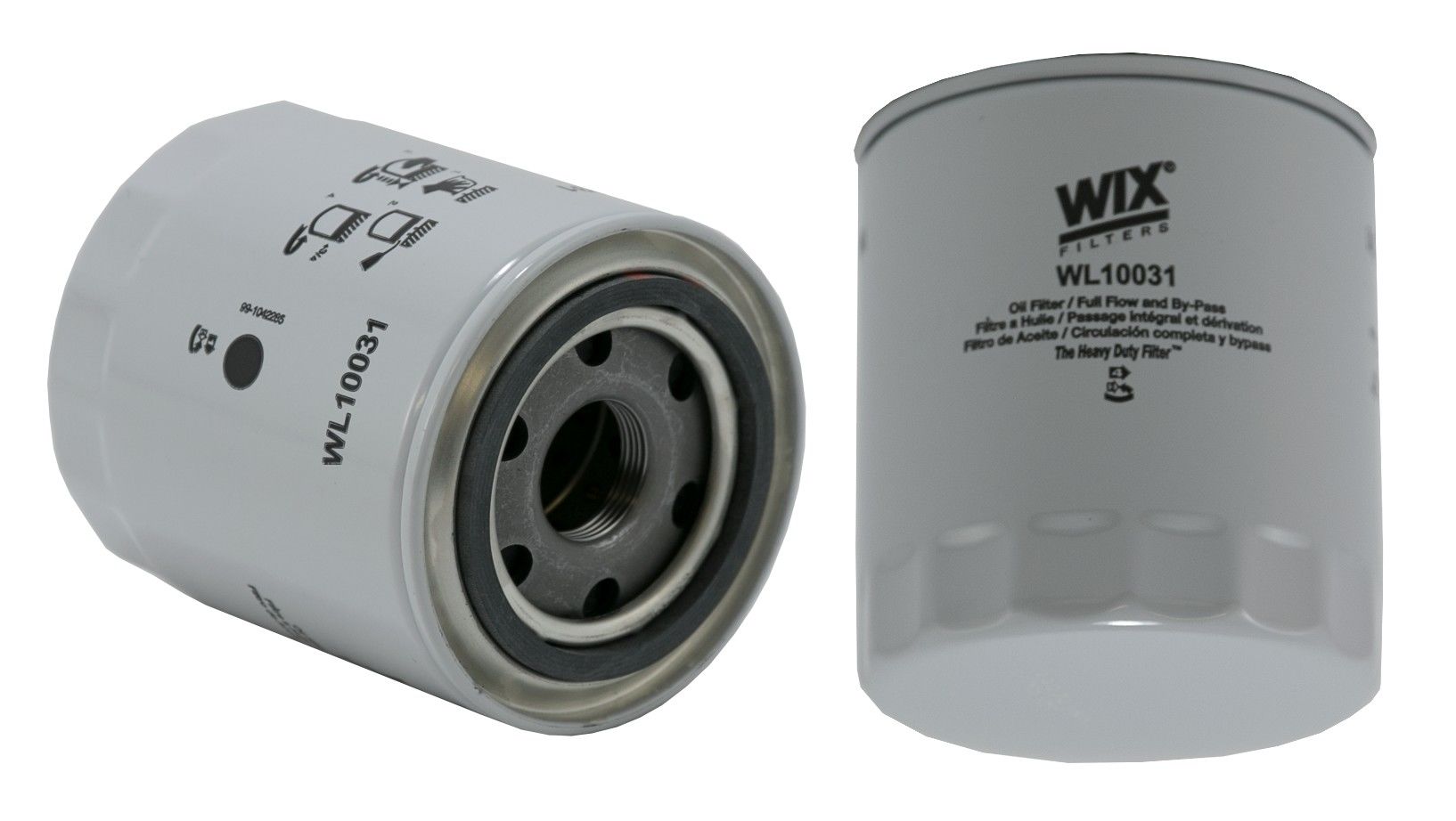 Wix Engine Oil Filter  top view frsport WL10031