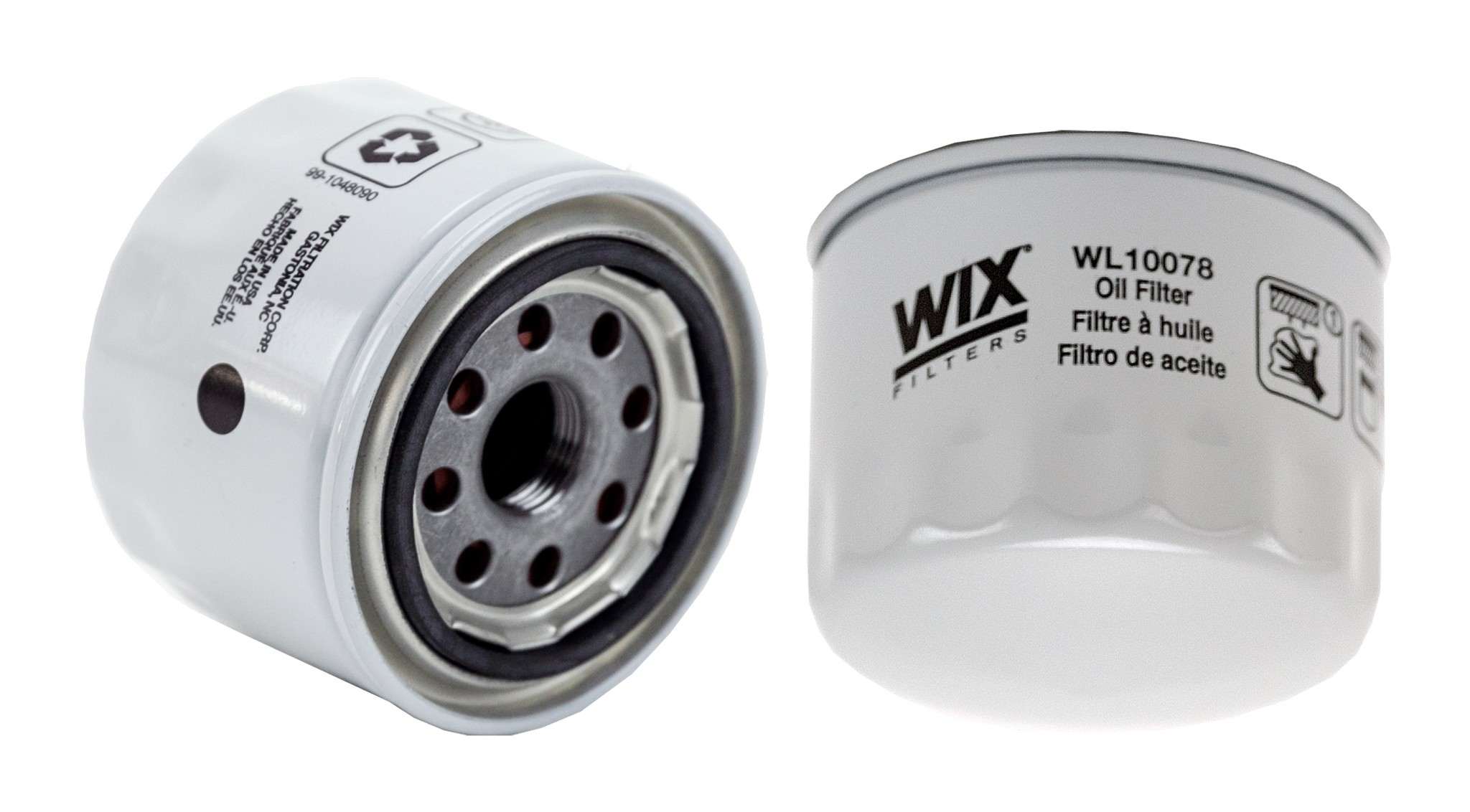 Wix Engine Oil Filter  top view frsport WL10078