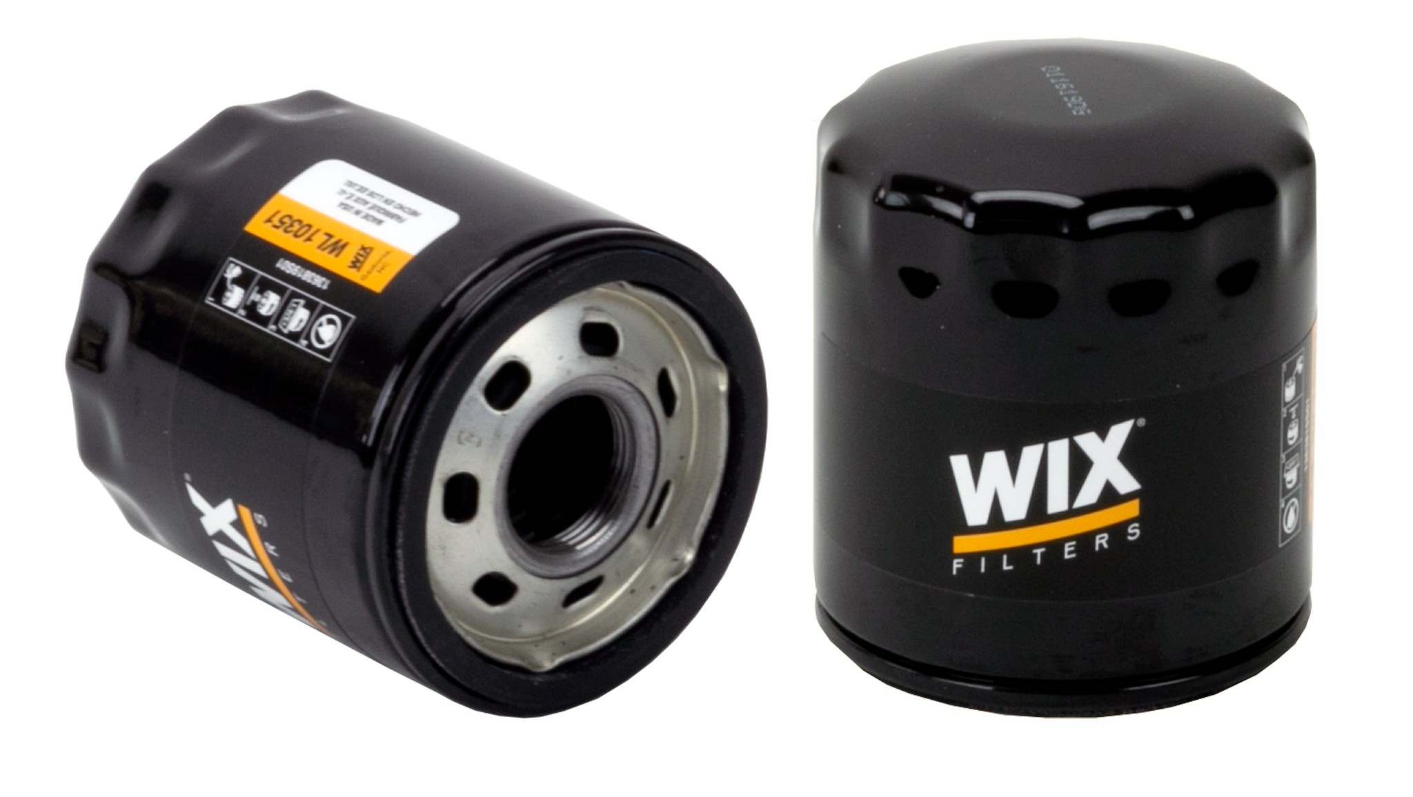 Wix Engine Oil Filter  top view frsport WL10351