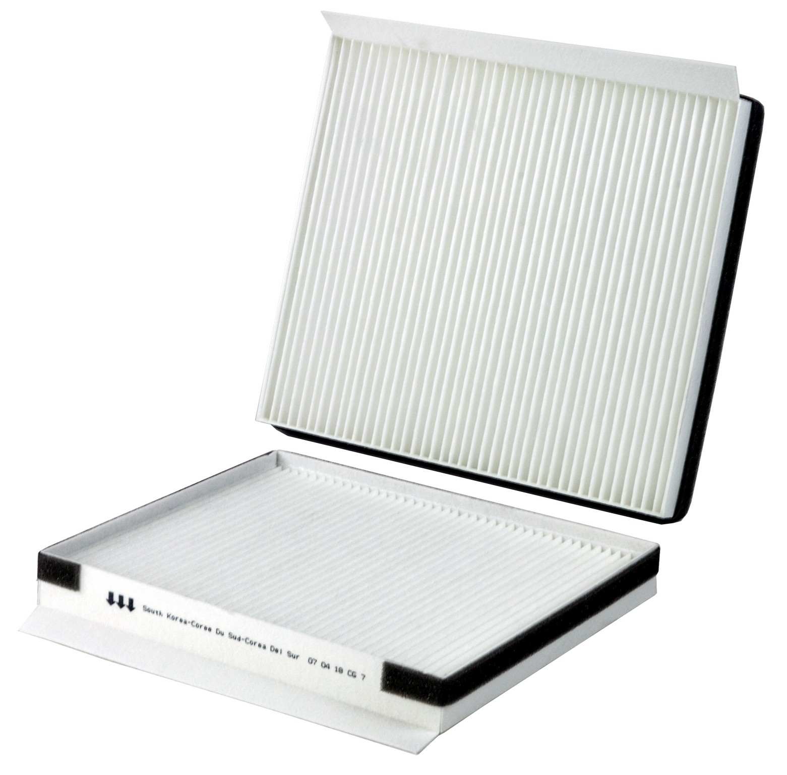 Wix Cabin Air Filter  top view frsport WP10367