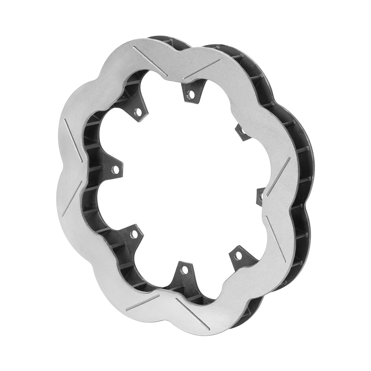 Wilwood Super Alloy Scalloped Slotted Rotor 11.75in Diameter 32 Vane Count 8x7in Rotor Bolt Circle 160-15840