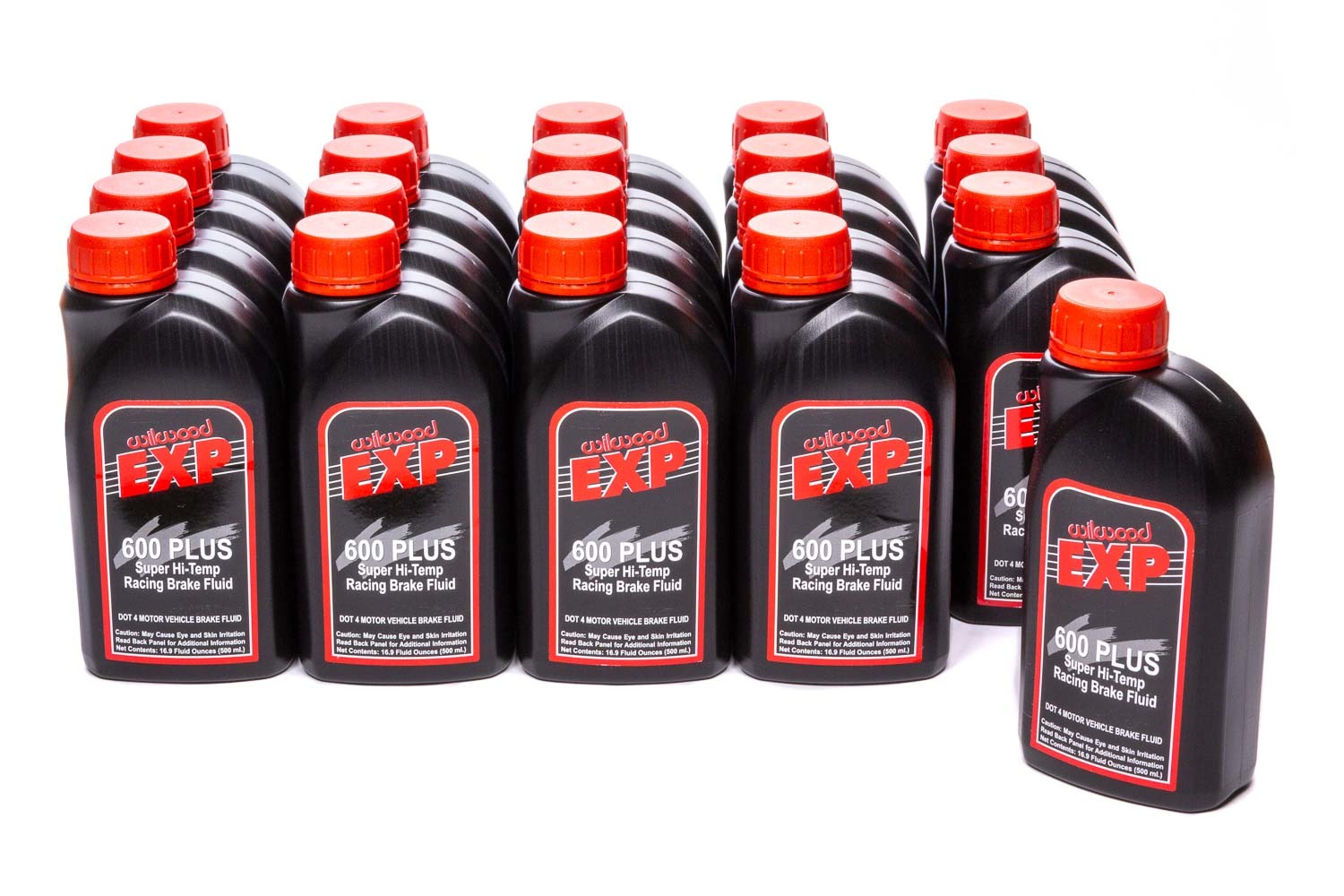 Wilwood EXP 600 Plus Racing Brake Fluid - Case 20-500 ml Bottles