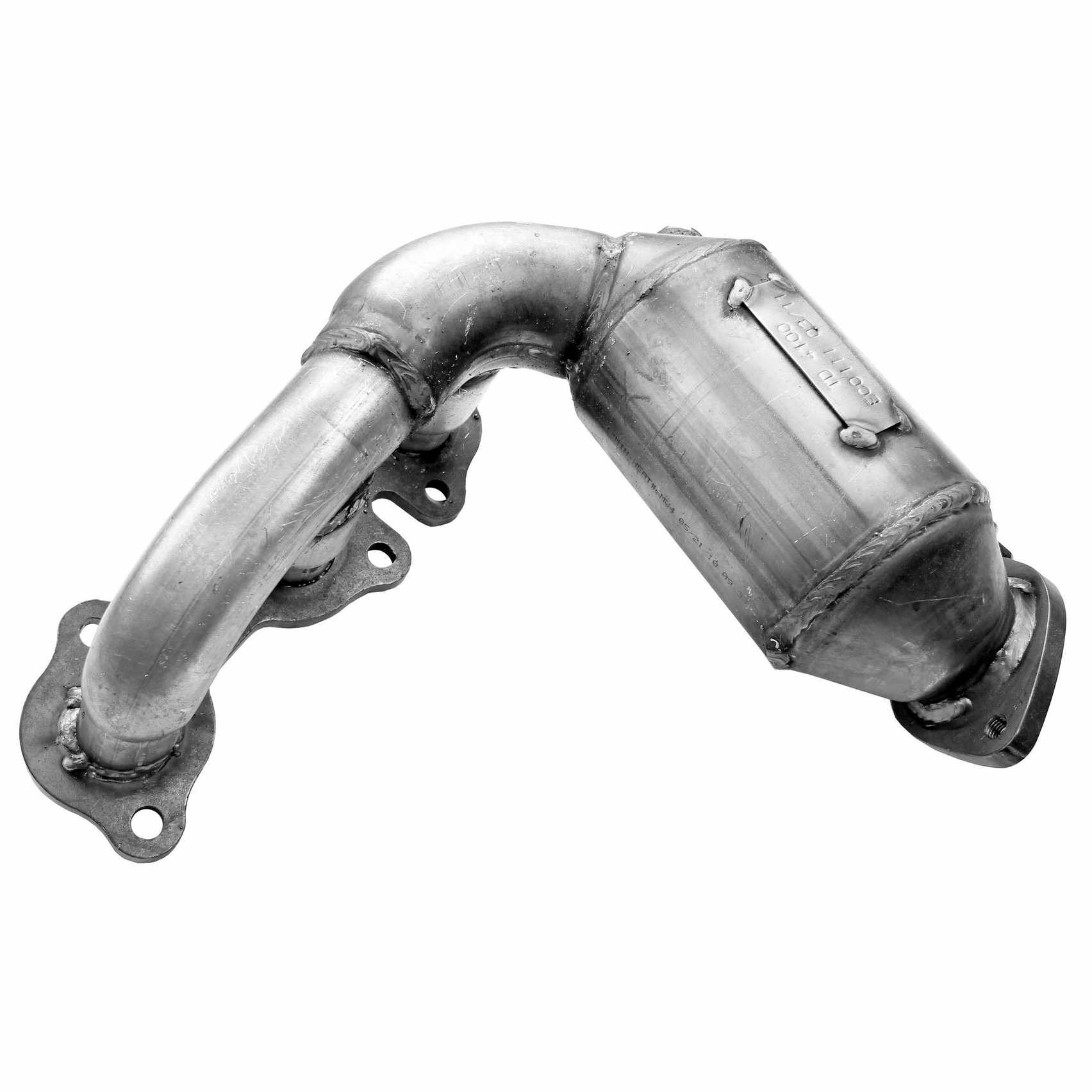 Walker Exhaust Catalytic Converter with Integrated Exhaust Manifold  top view frsport 16396