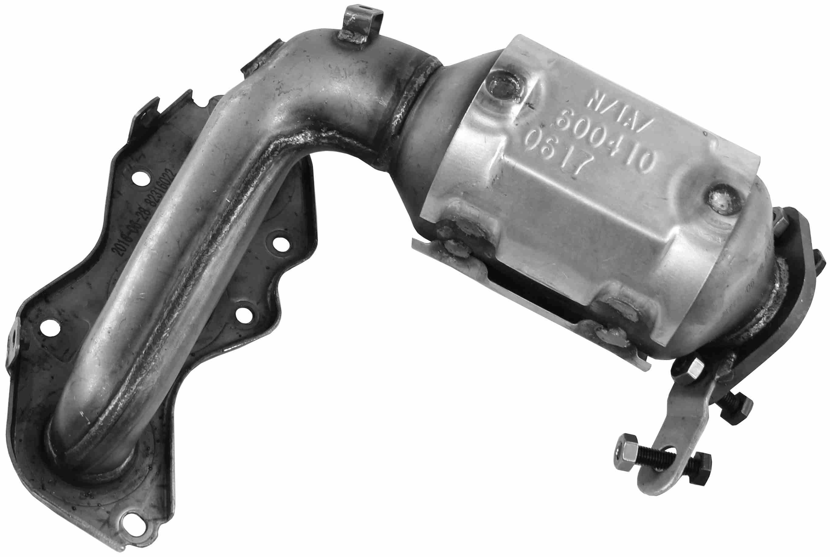 Walker Exhaust Catalytic Converter with Integrated Exhaust Manifold  top view frsport 16470