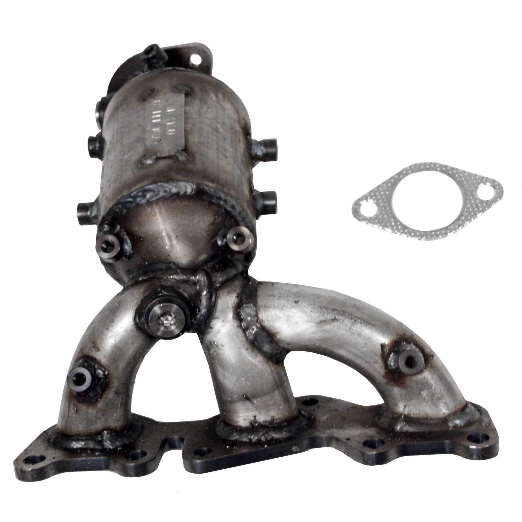 Walker Exhaust Catalytic Converter with Integrated Exhaust Manifold  top view frsport 16497