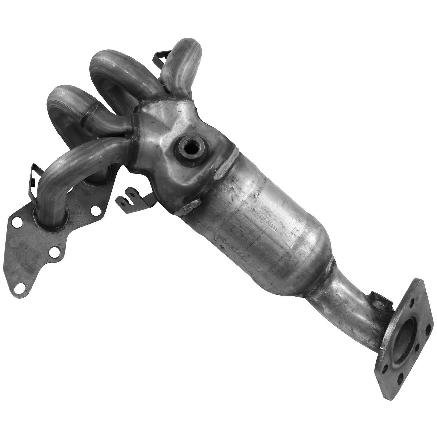 Walker Exhaust Catalytic Converter with Integrated Exhaust Manifold  top view frsport 16531