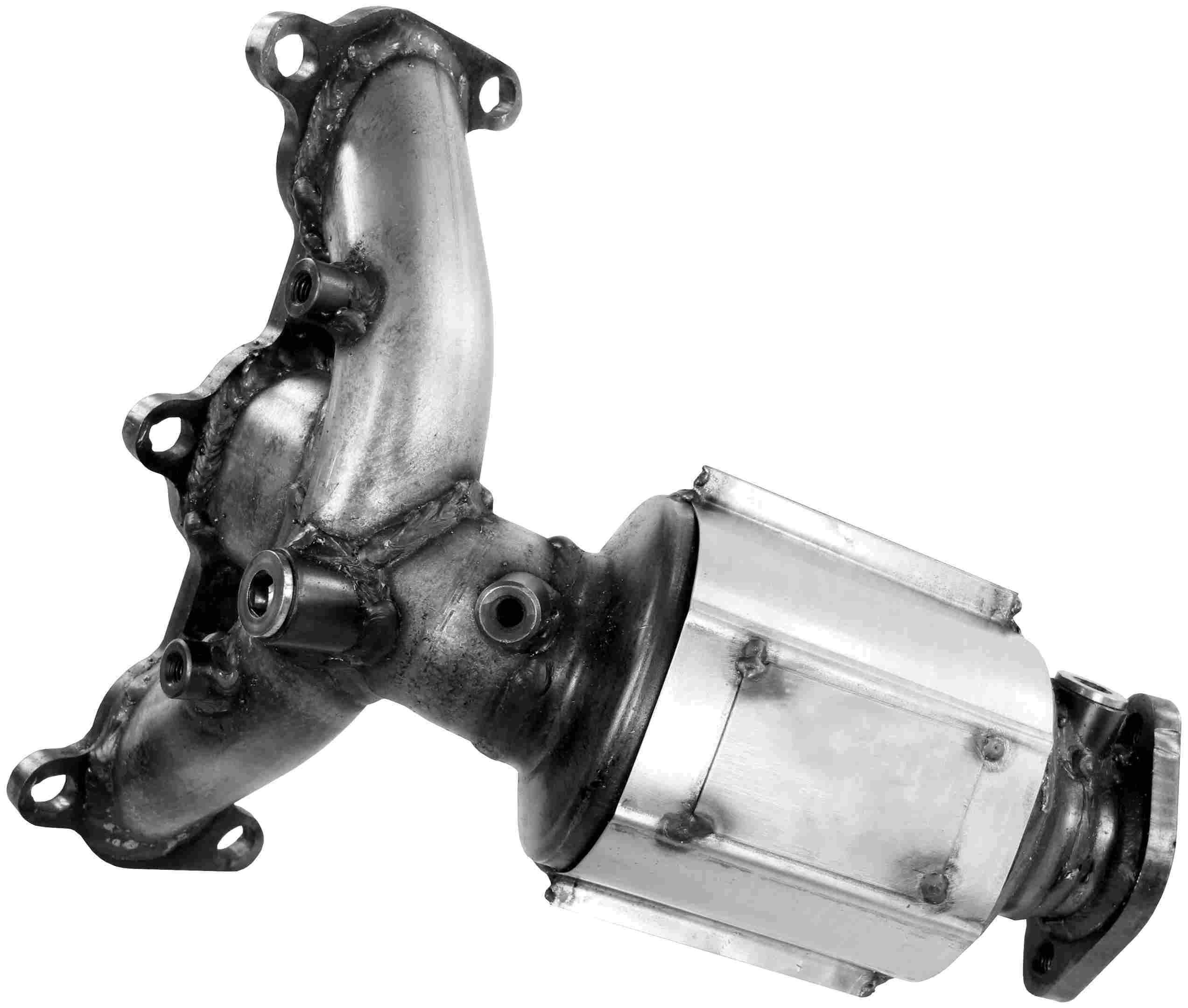 Walker Exhaust Catalytic Converter with Integrated Exhaust Manifold  top view frsport 16596