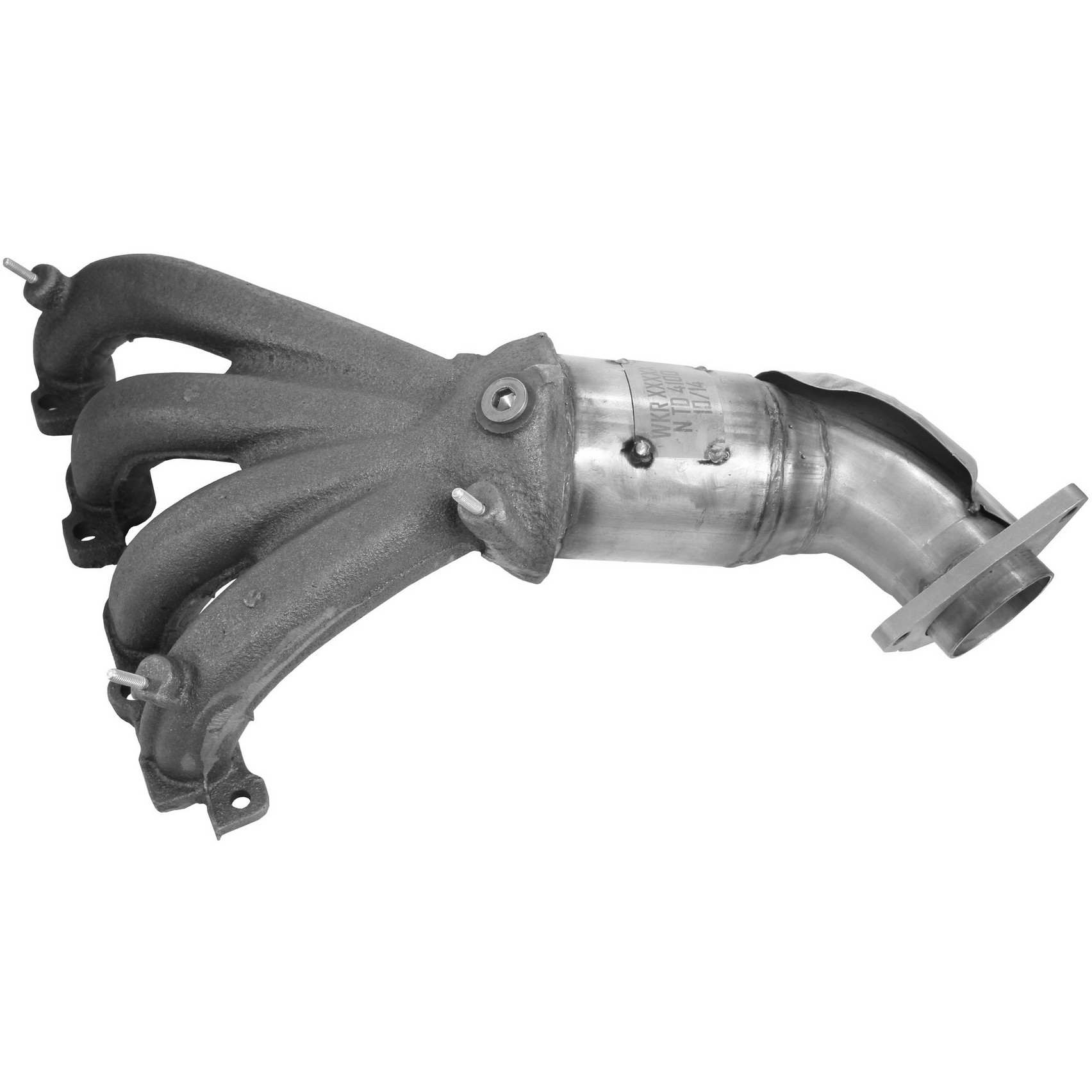 Walker Exhaust Catalytic Converter with Integrated Exhaust Manifold  top view frsport 16612