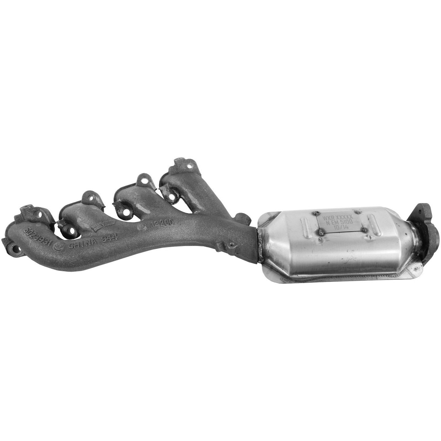 walker exhaust catalytic converter with integrated exhaust manifold  frsport 16622