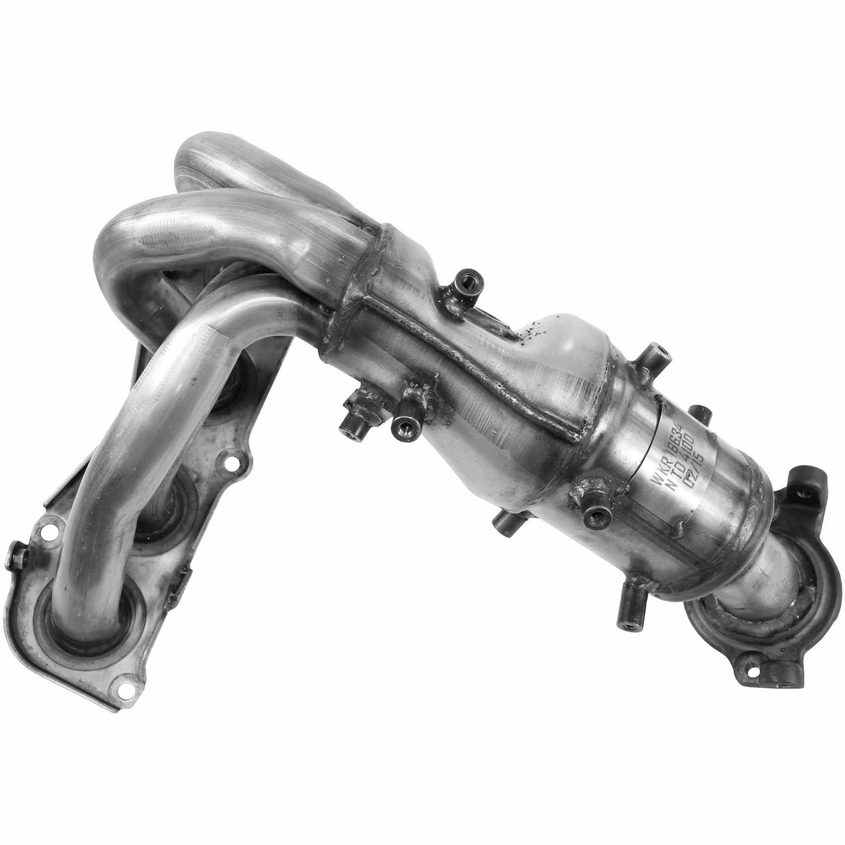 Walker Exhaust Catalytic Converter with Integrated Exhaust Manifold  top view frsport 16634