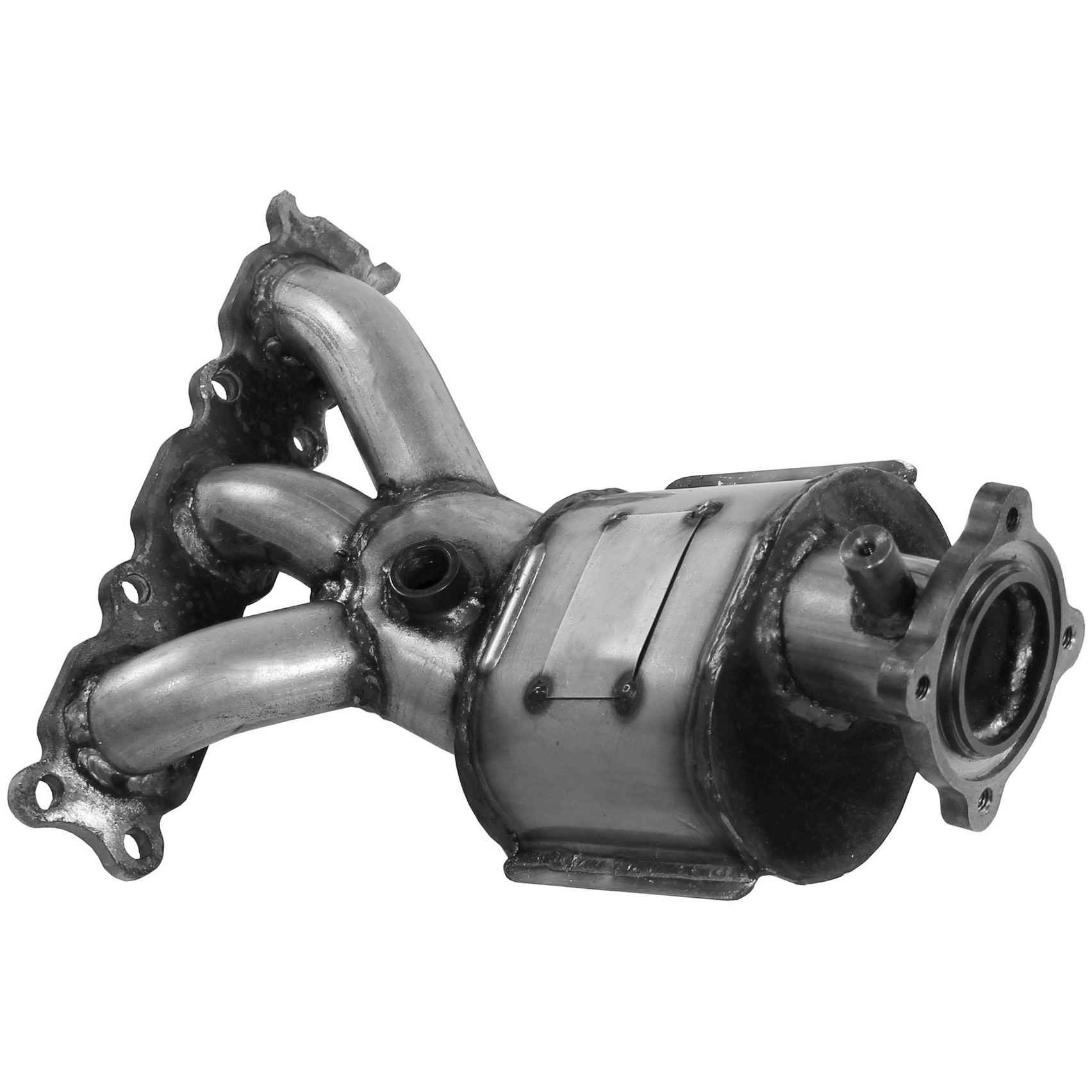 Walker Exhaust Catalytic Converter with Integrated Exhaust Manifold  top view frsport 16665