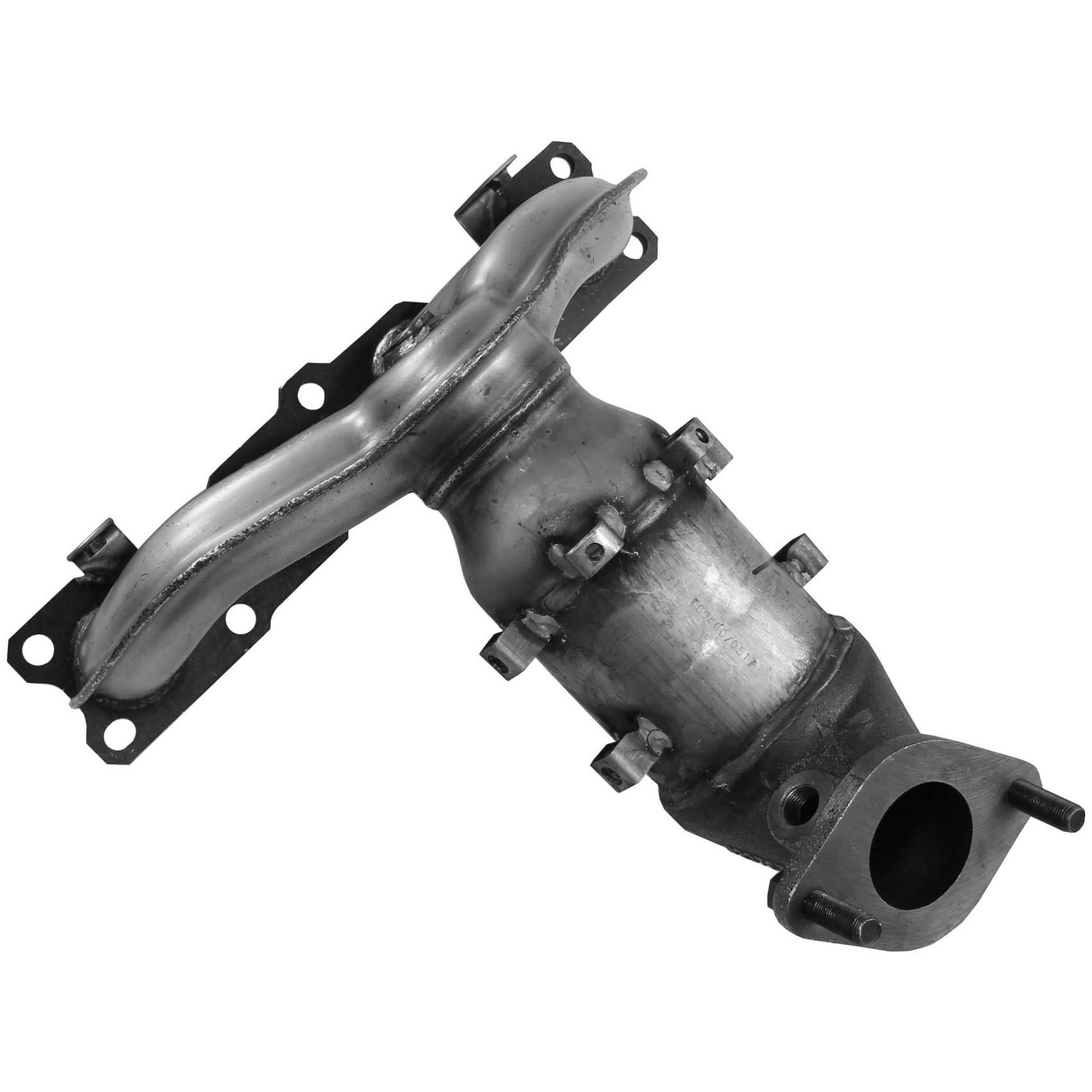 Walker Exhaust Catalytic Converter with Integrated Exhaust Manifold  top view frsport 16690