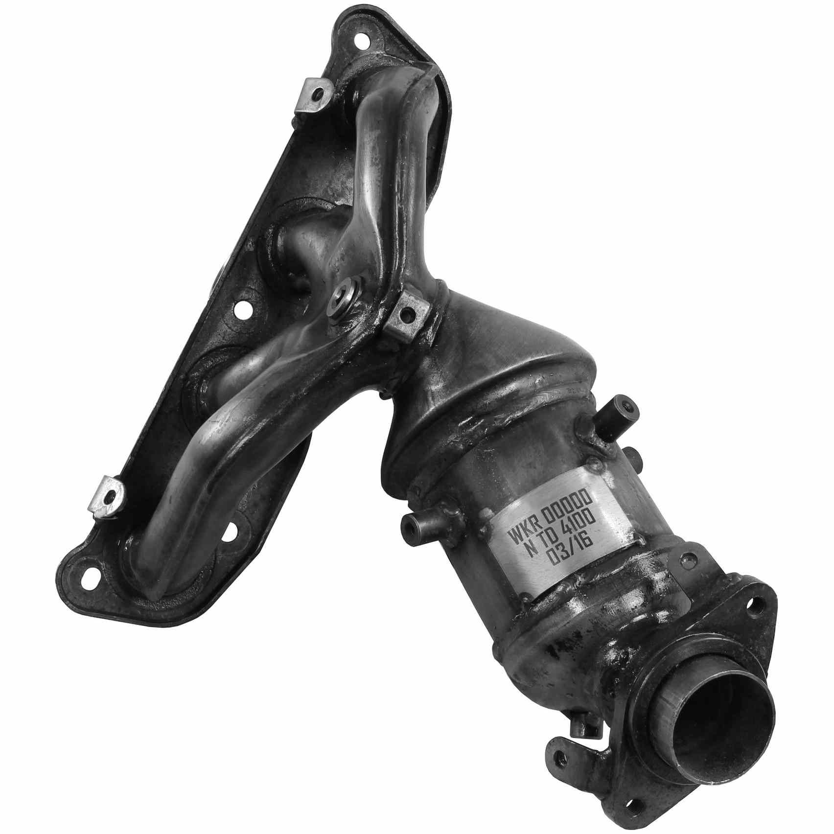 Walker Exhaust Catalytic Converter with Integrated Exhaust Manifold  top view frsport 16704