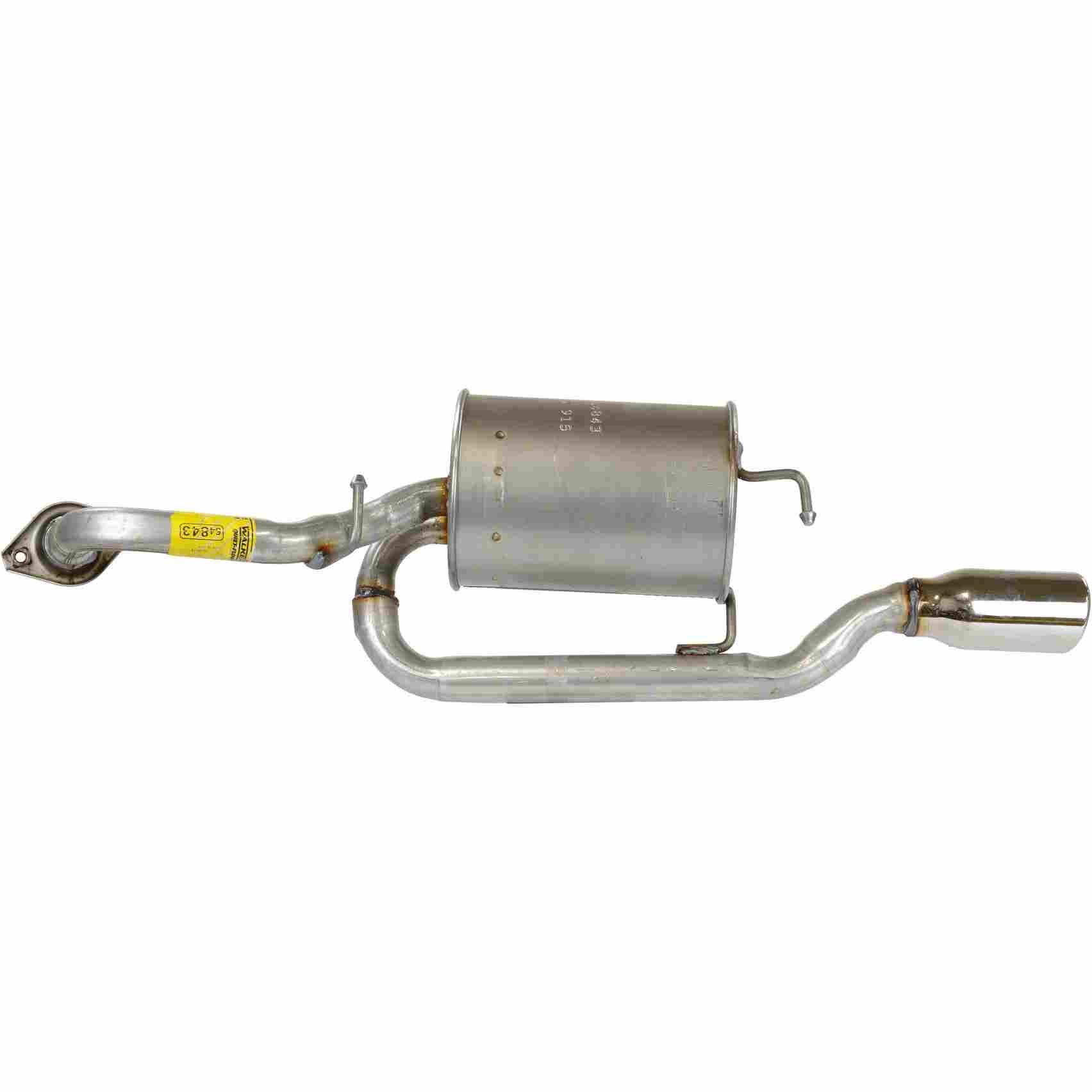 Walker Exhaust Exhaust Muffler Assembly  top view frsport 54843