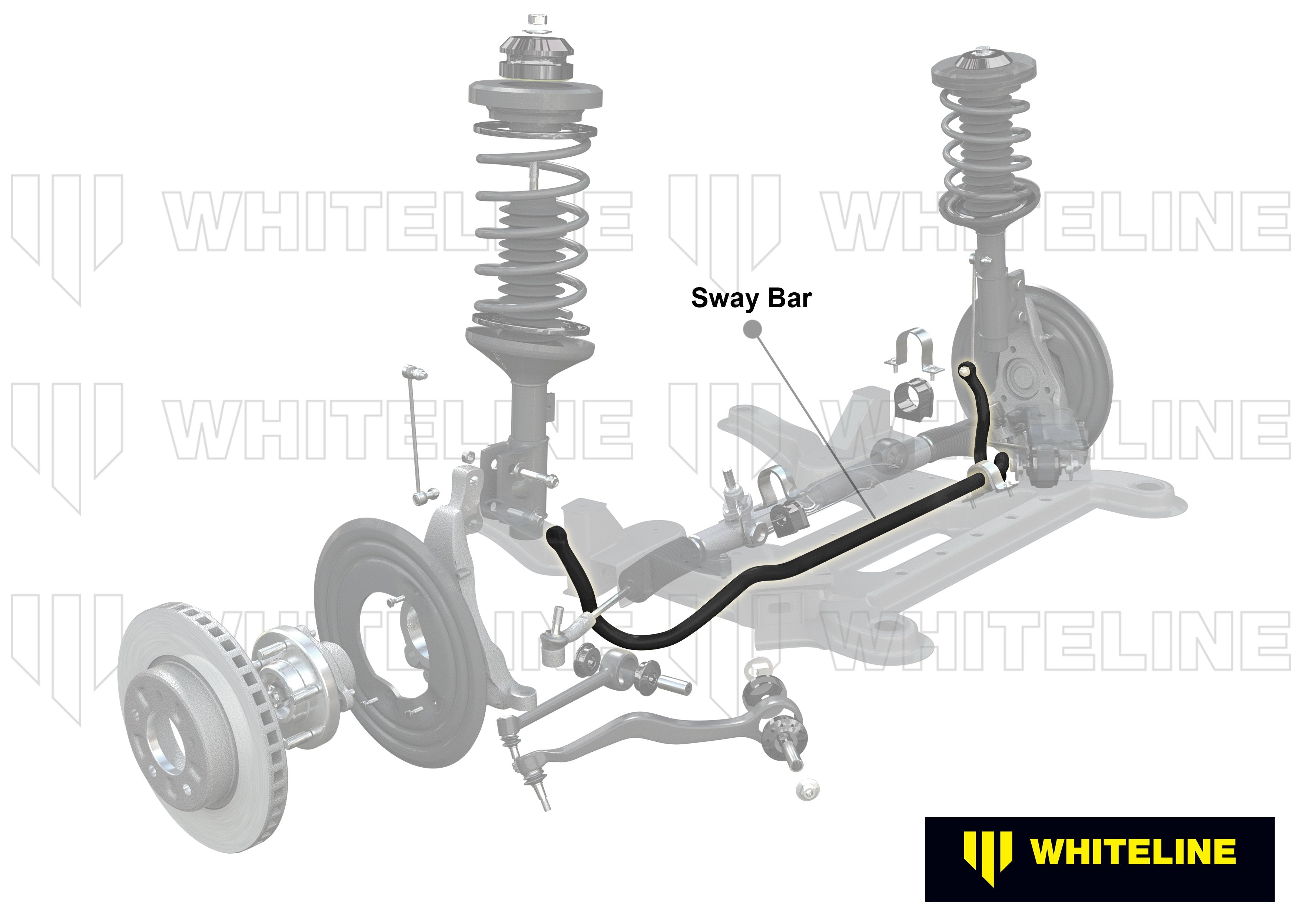 Whiteline Performance Front Sway Bar - 30mm 3 Point Adjustable