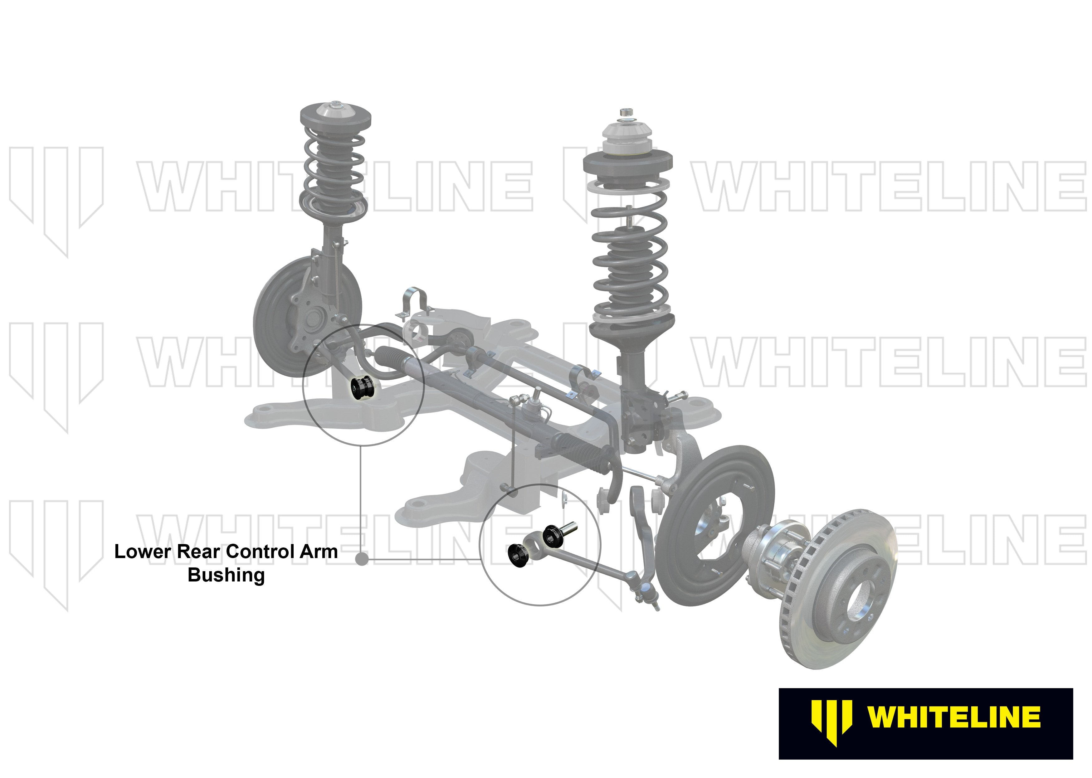 Whiteline Front Control Arm - Lower Inner Bushing Kit