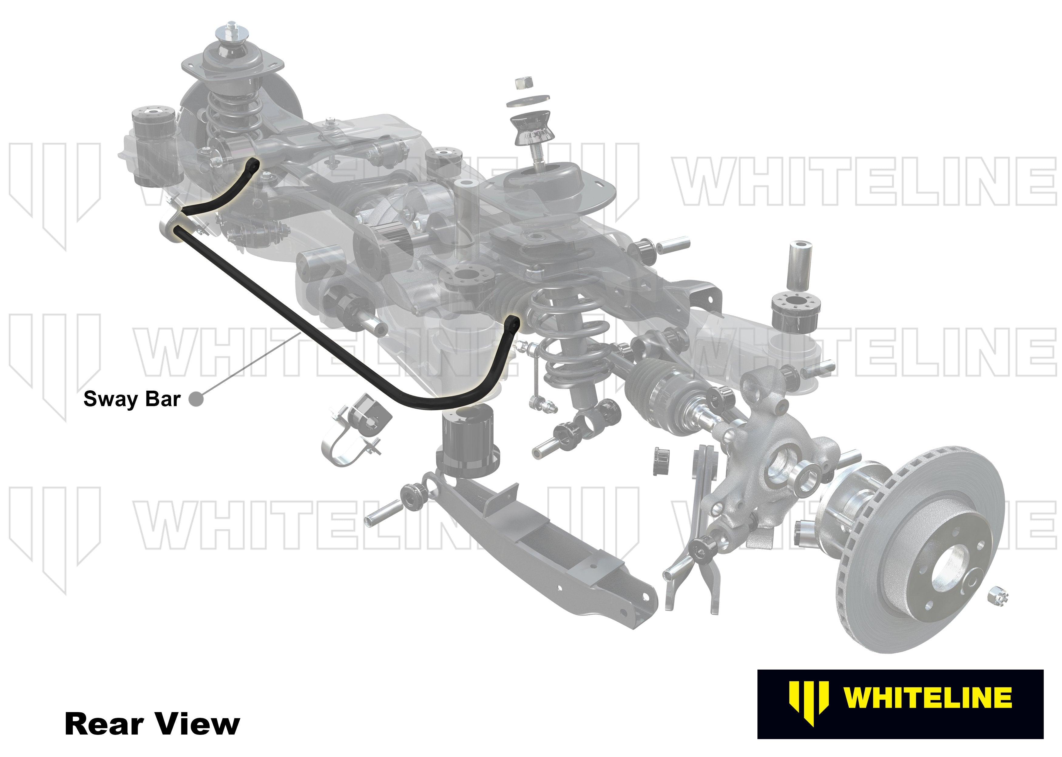 Whiteline Performance Rear Sway Bar - 26mm 3 Point Adjustable