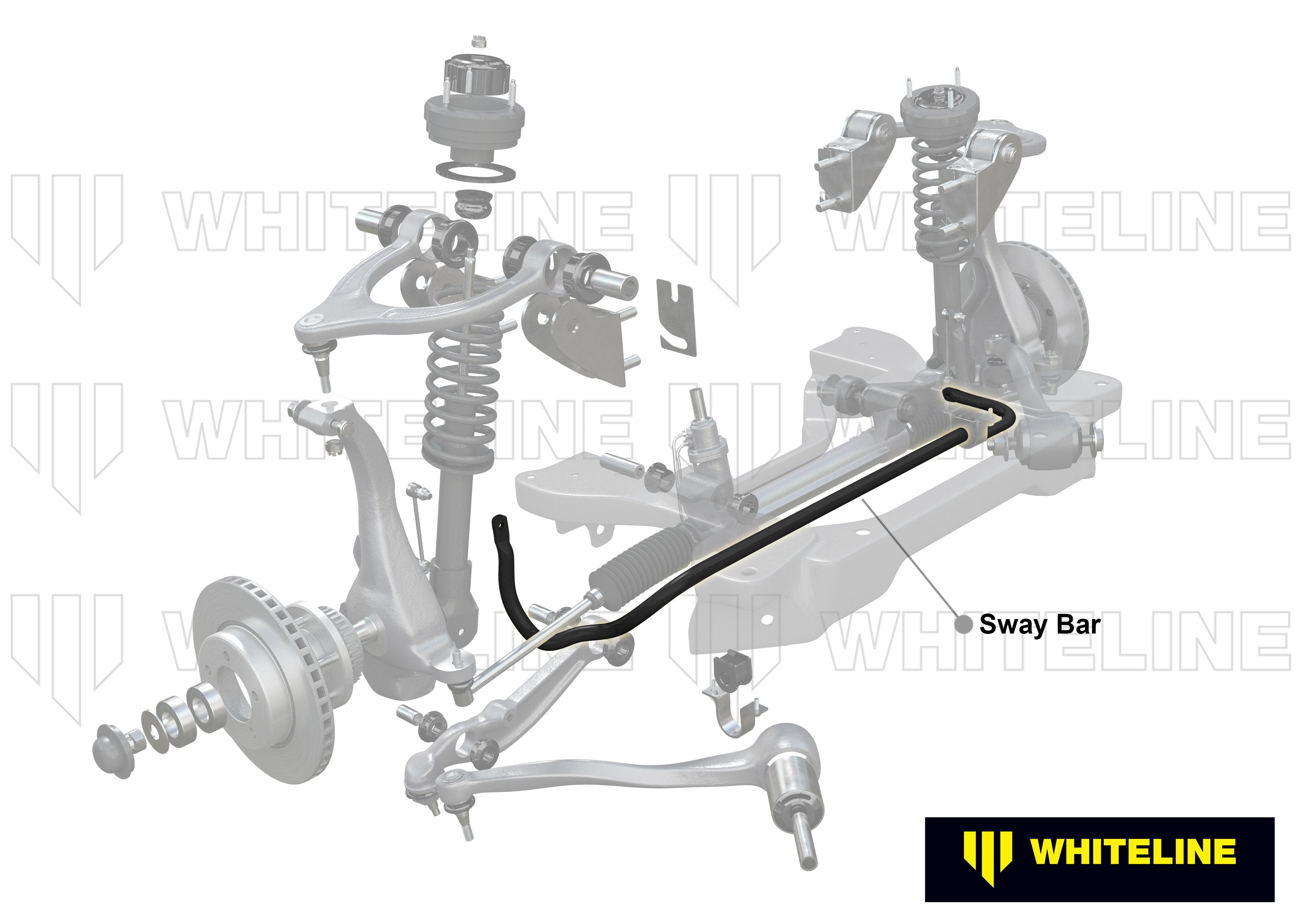 Whiteline Performance Front Sway Bar - 30mm 3 Point Adjustable