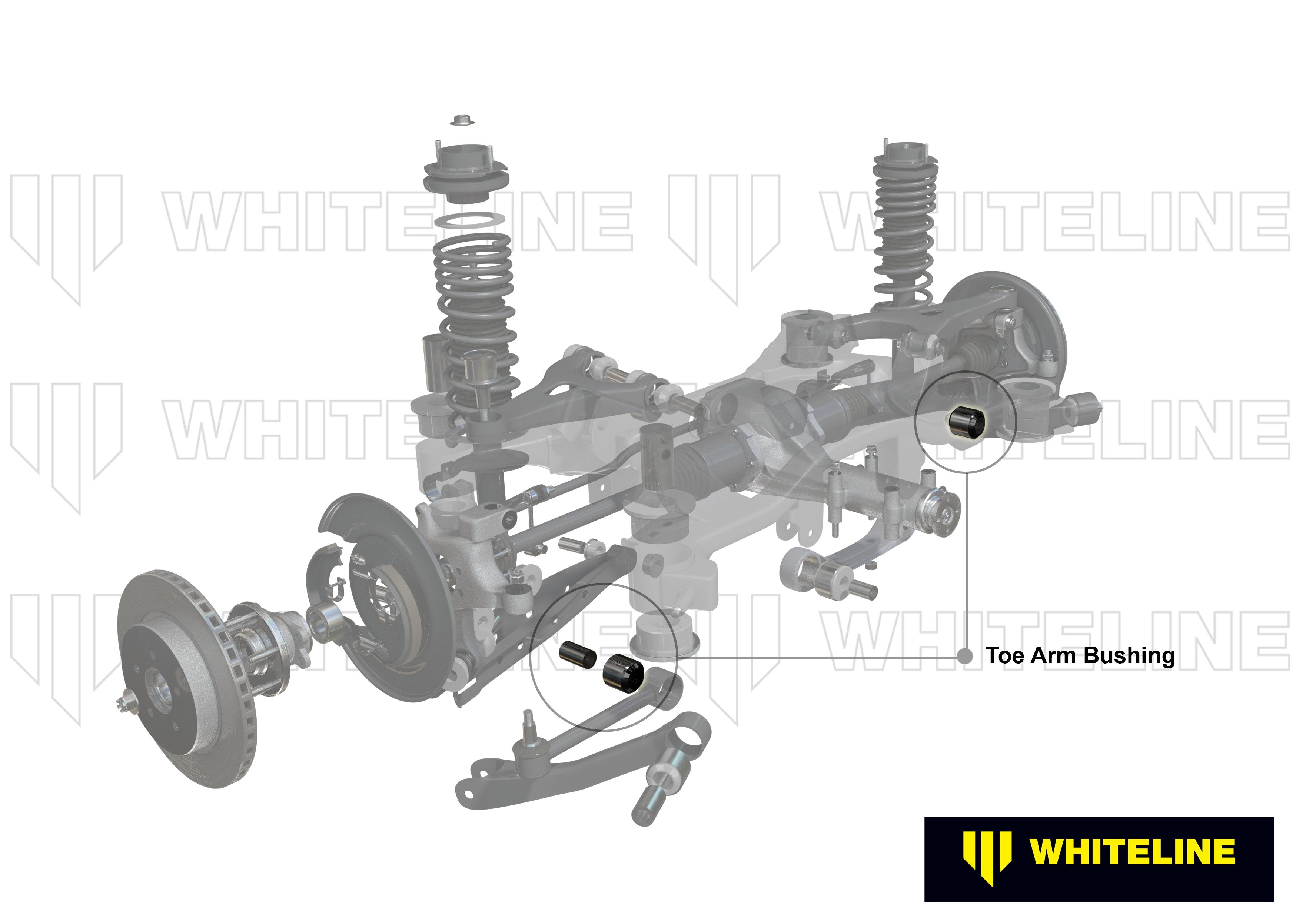 Whiteline Rear Control Arm - Lower Front Inner Bushing Kit