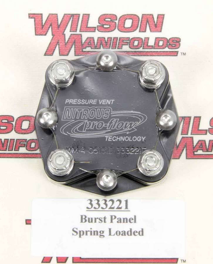 Wilson Manifolds Manifold Pressure Relief Valve WLS333221