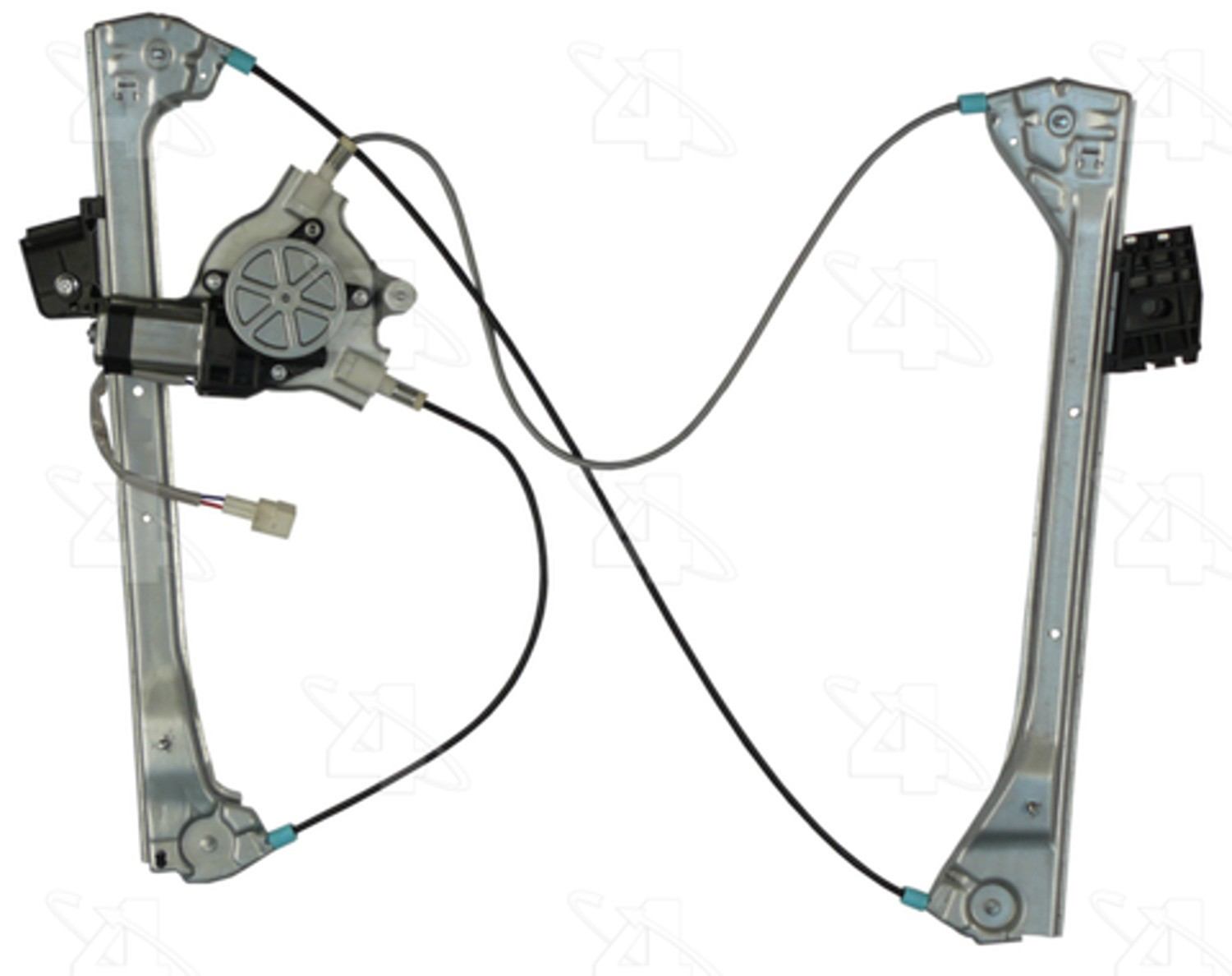 ACI Power Window Motor and Regulator Assembly  top view frsport 389003