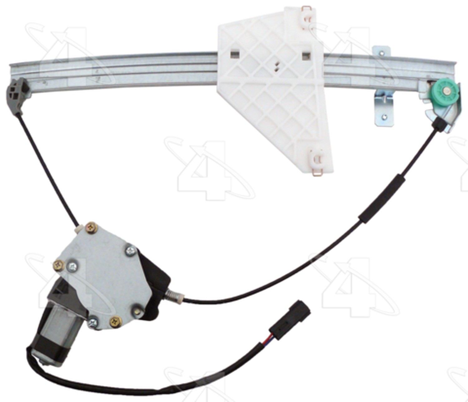 ACI Power Window Motor and Regulator Assembly  top view frsport 86855