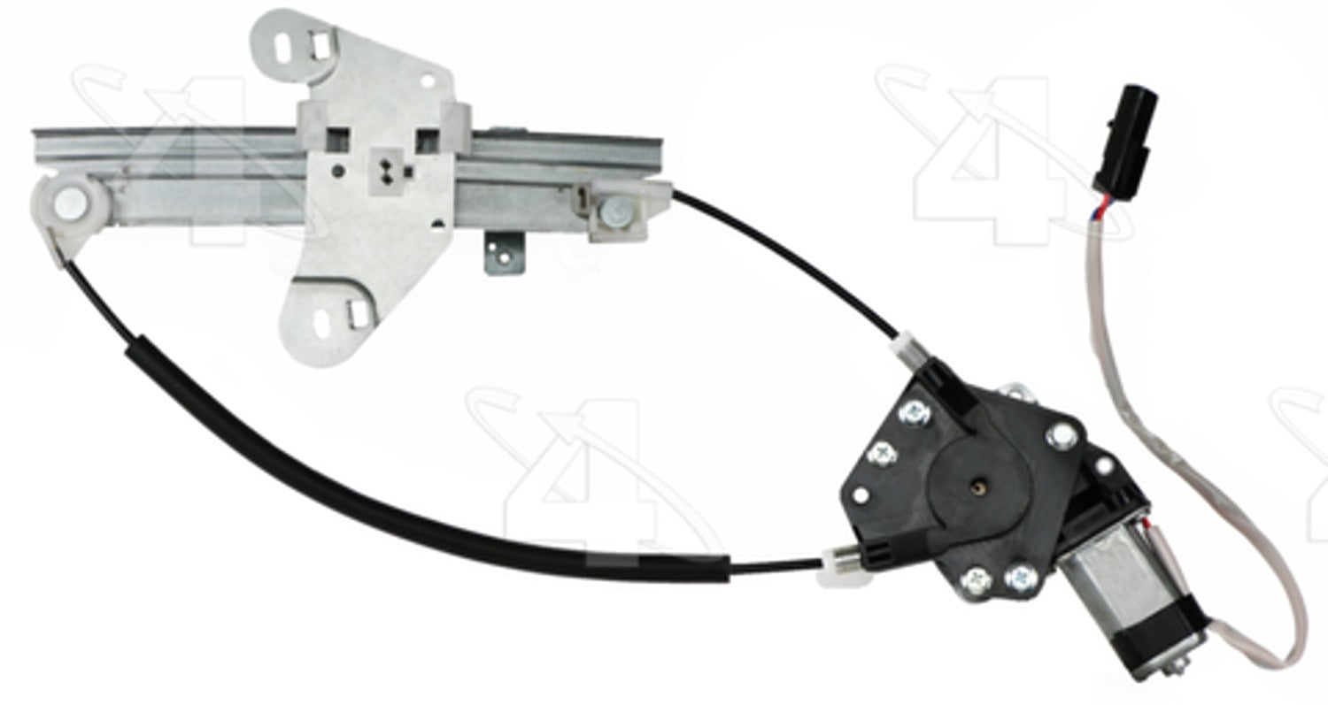 ACI Power Window Motor and Regulator Assembly  top view frsport 86977