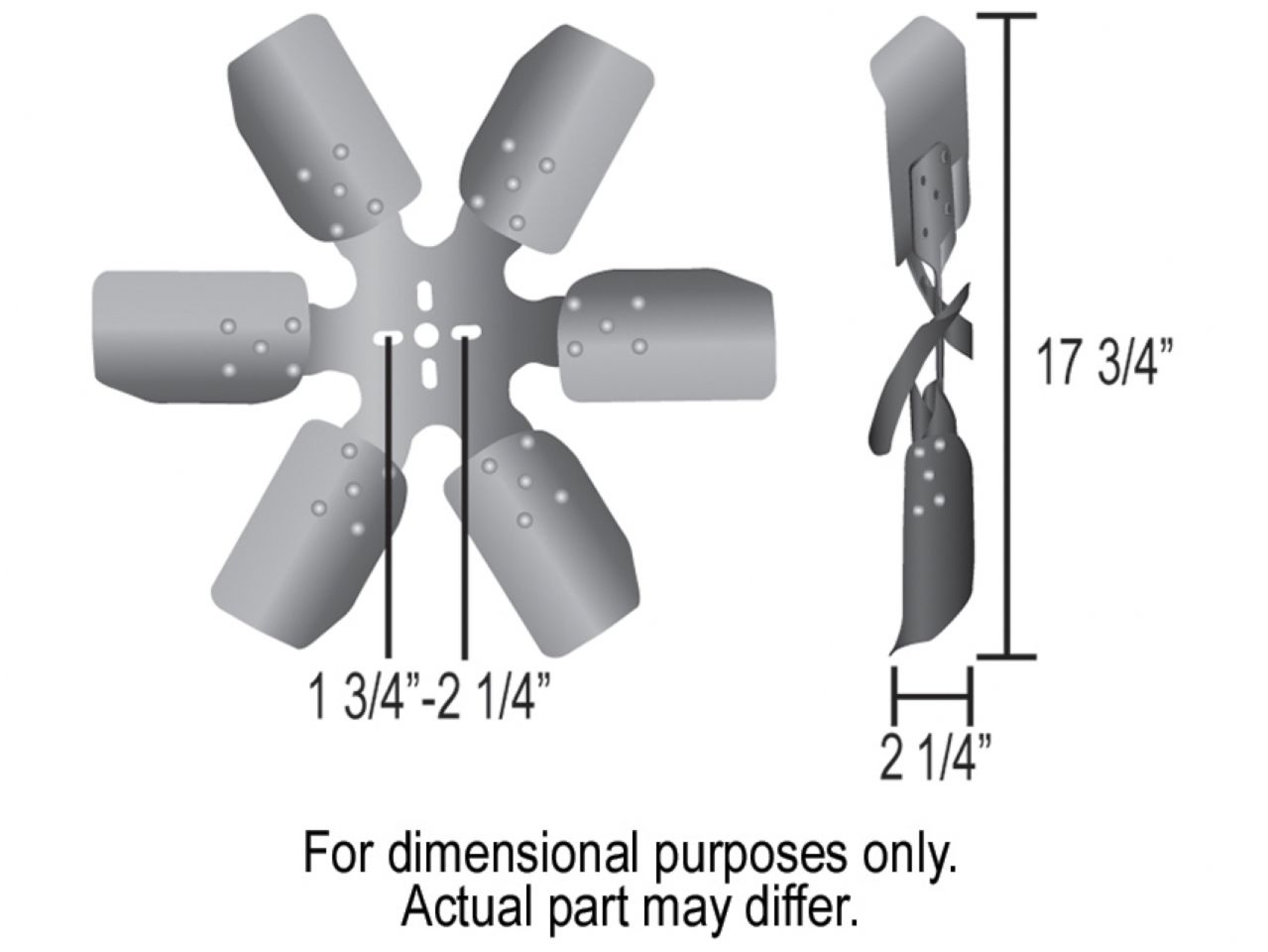 Derale 18 Rigid Race Fan (Aluminum Blade)