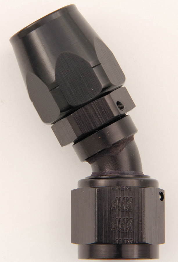 XRP #12 30 Deg Dbl Swivel Hose End Black XRP203012BB