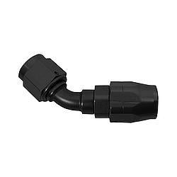 XRP #12 45 Deg Double Swivel Hose End Black XRP204512BB