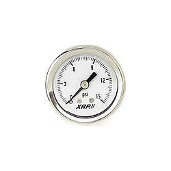 XRP 0-15 Fuel Pressure Gauge Liquid Filled XRP710000